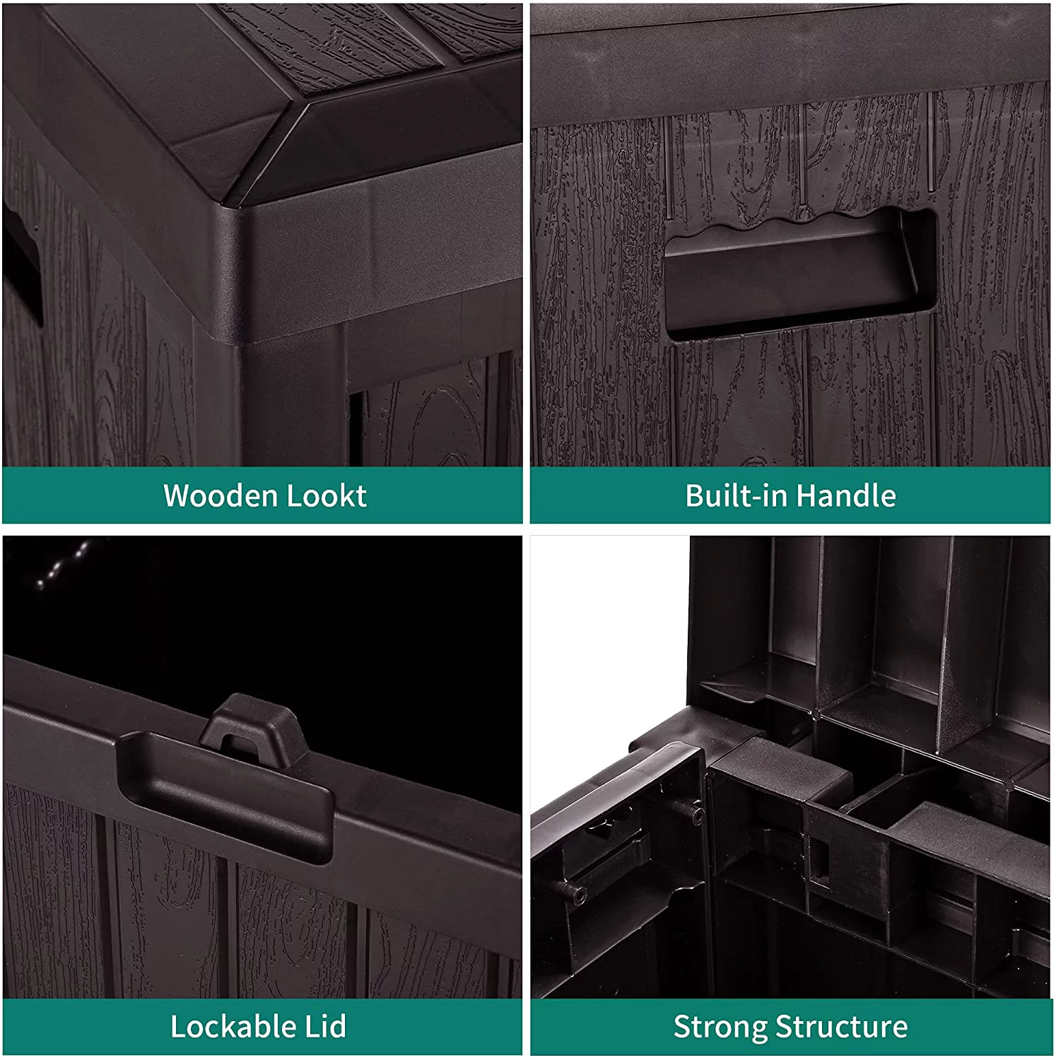 51 Gallon Medium Deck Box 30 Gallon Deck Box