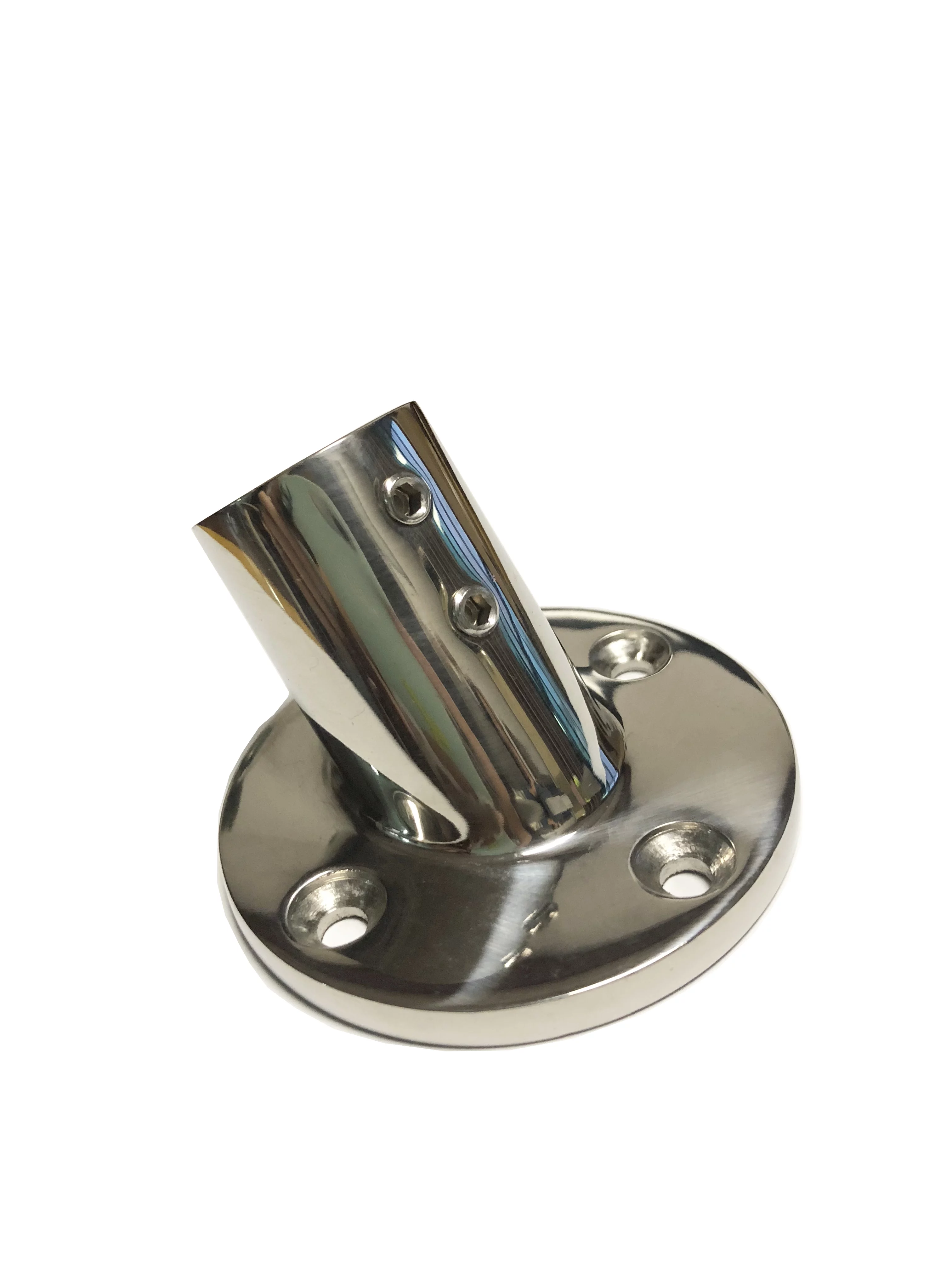GooMeng 316 Stainless 60 Degree Boat handrail Round Base 7/8