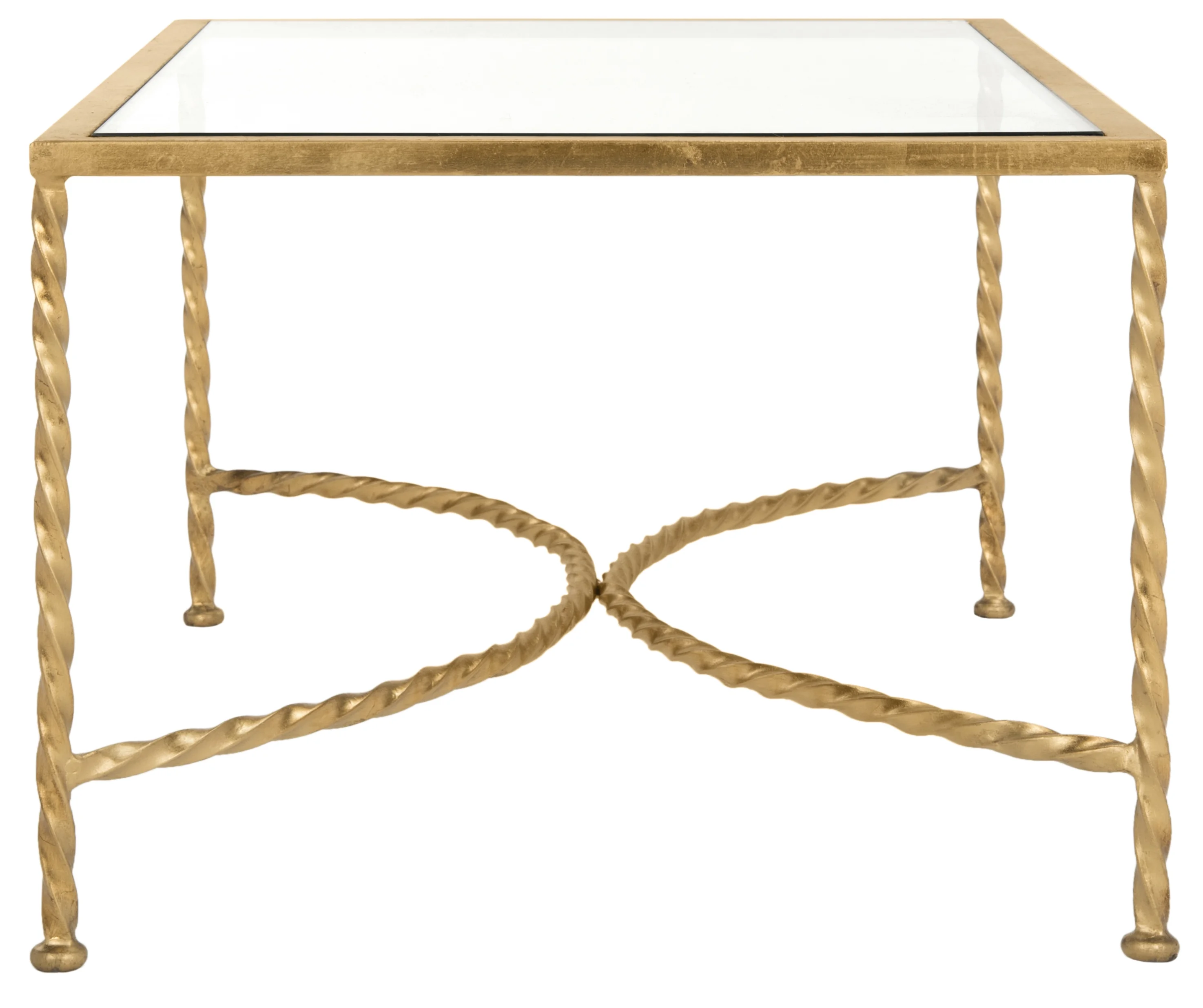 SAFAVIEH Couture Matilda Glam Metal Coffee Table, Gold