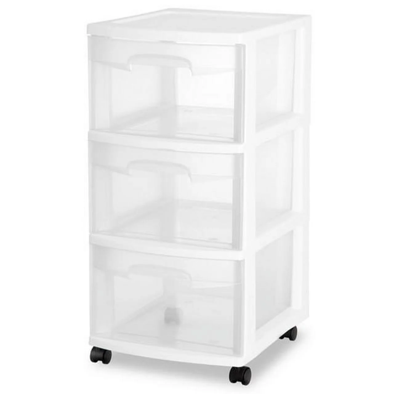 Sterilite Ultra 3 Drawer Plastic Rolling Storage Container (2-Pack)