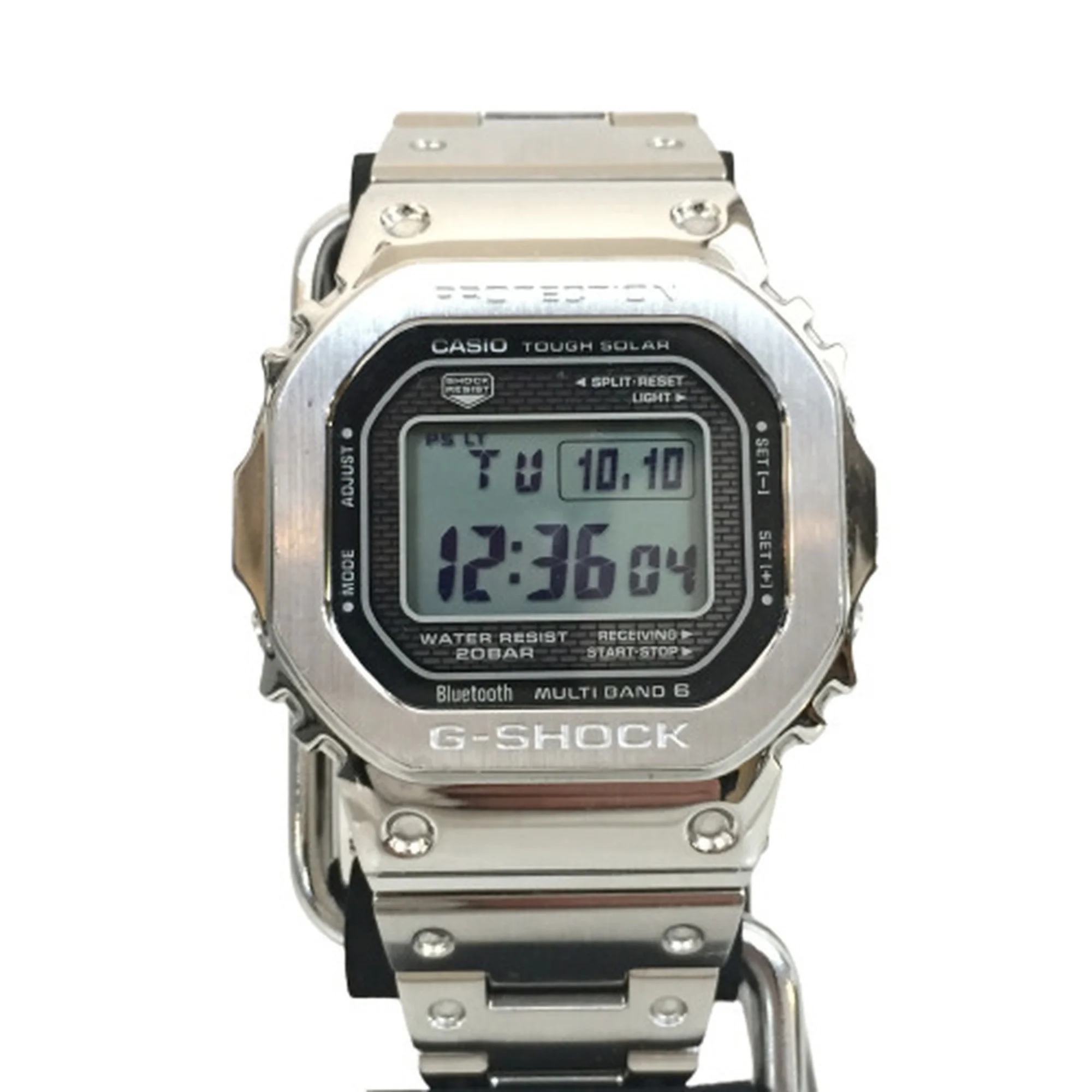 Pre-Owned CASIO G-SHOCK GMW-B5000D-1JF Square Watch Casio Men's Tough Solar Metal Screw Back ITH804J5MD8I RK681D (Fair)