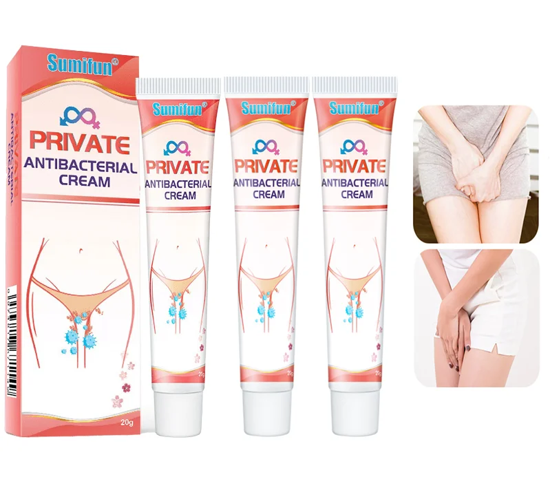 3PCS 20 Grams Private Vagina Itch Relief Cream Skin Ointment Female Male Private Genitals Reduce itchy skin, Private Itch Relief Herbal Cream for External Use