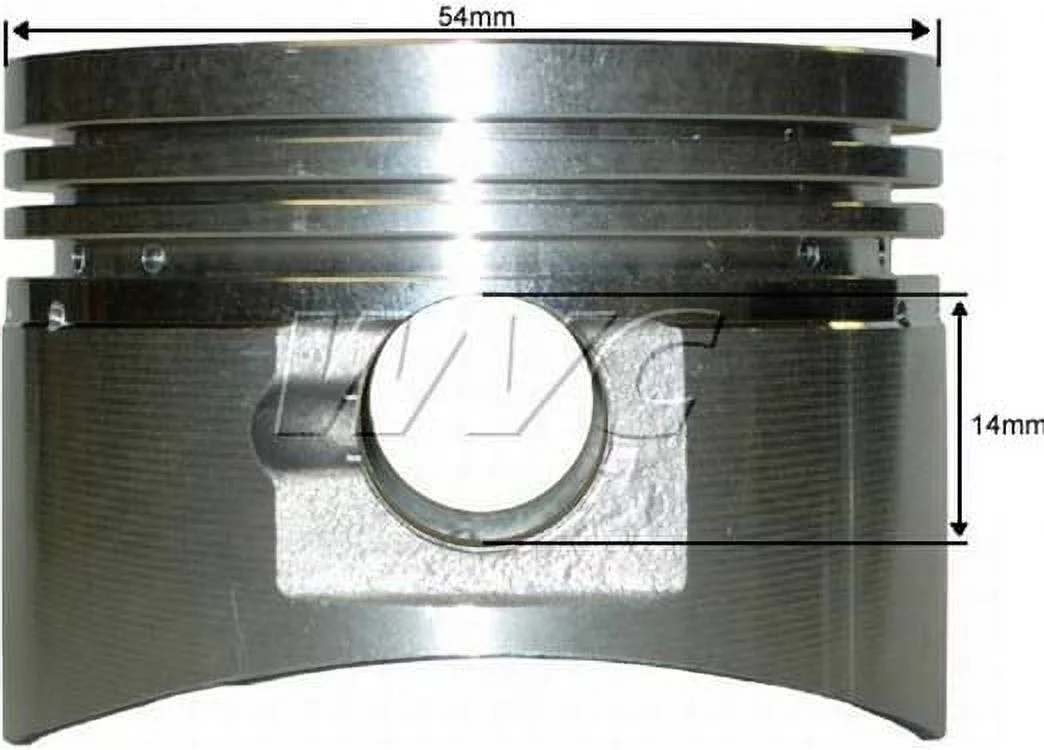 Piston - 125cc, 4-stroke - ATV, Dirt Bike, TAO TAO, ICE BEAR, SSR