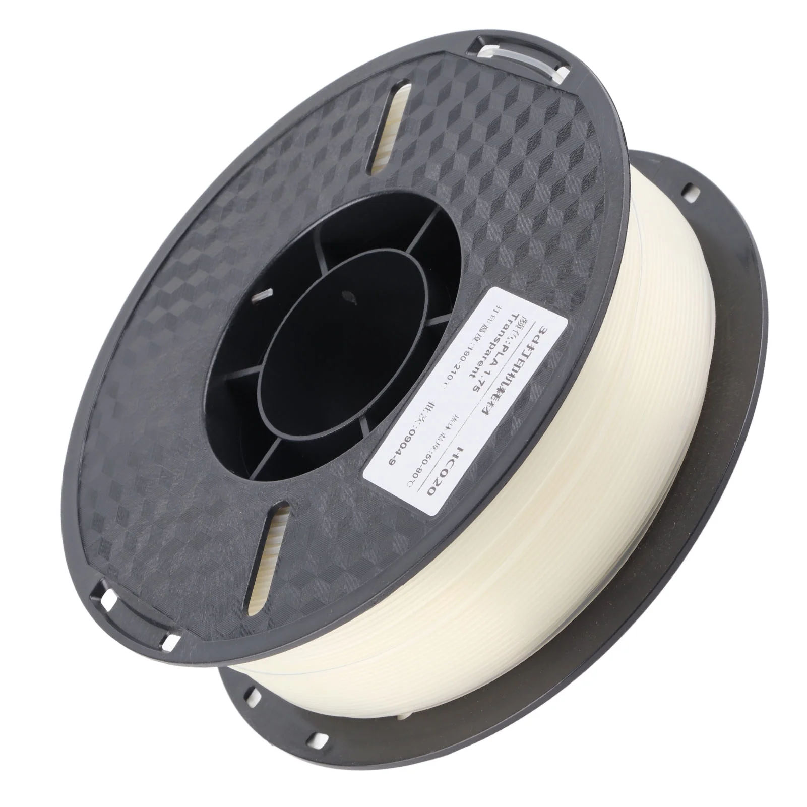 Risegun 1.75mm PLa Filament 3D Printer Filament PLa 1KG Spool 3D Printing Filament 3D Printer Filament Printing Consumables Dimensional Accuracy ±0.02mm(White)