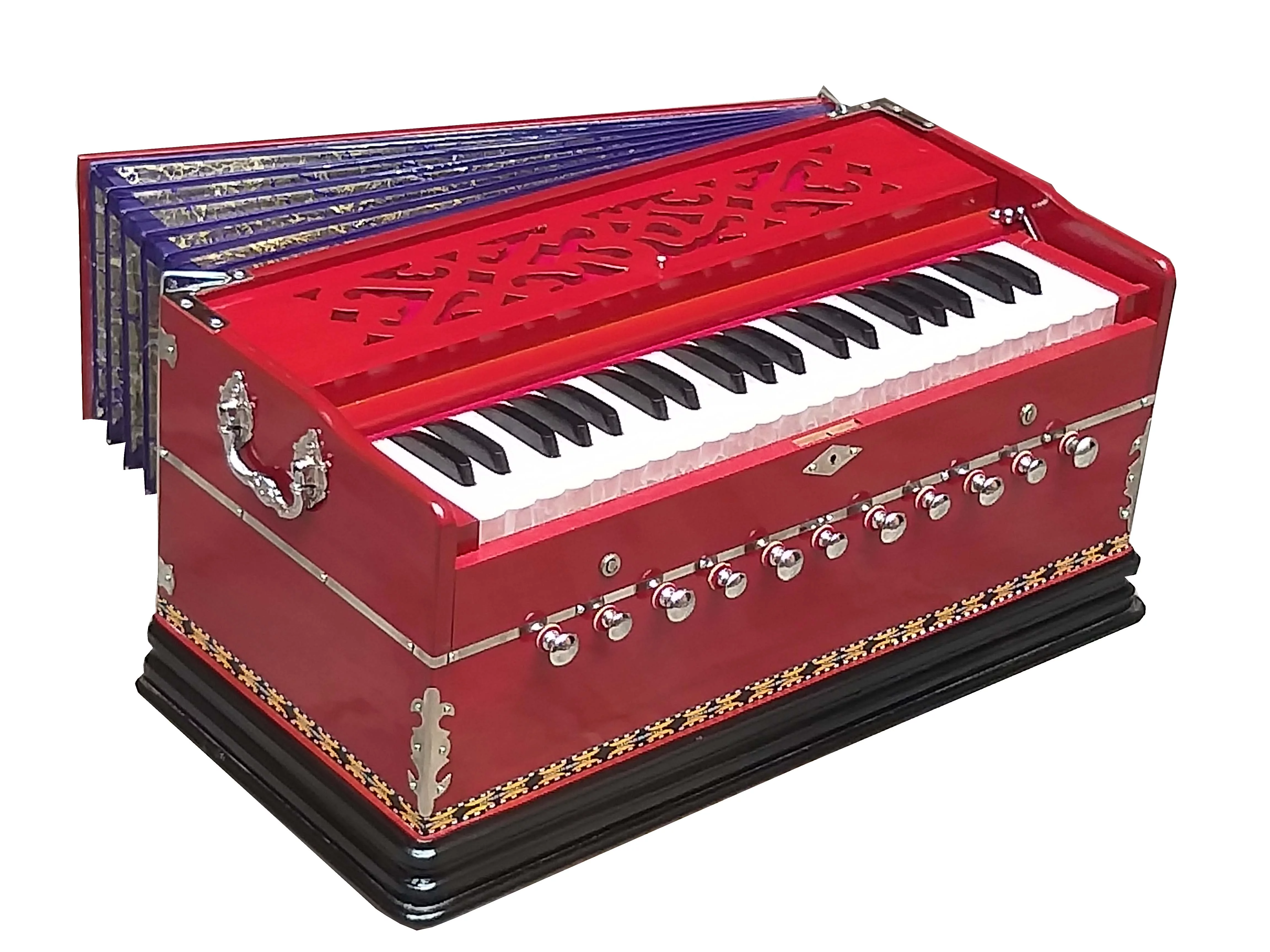 Harmonium~9 Stops~3 Octaves~7 Fold Bellow~42 Keys~Bhajan~Kirtan