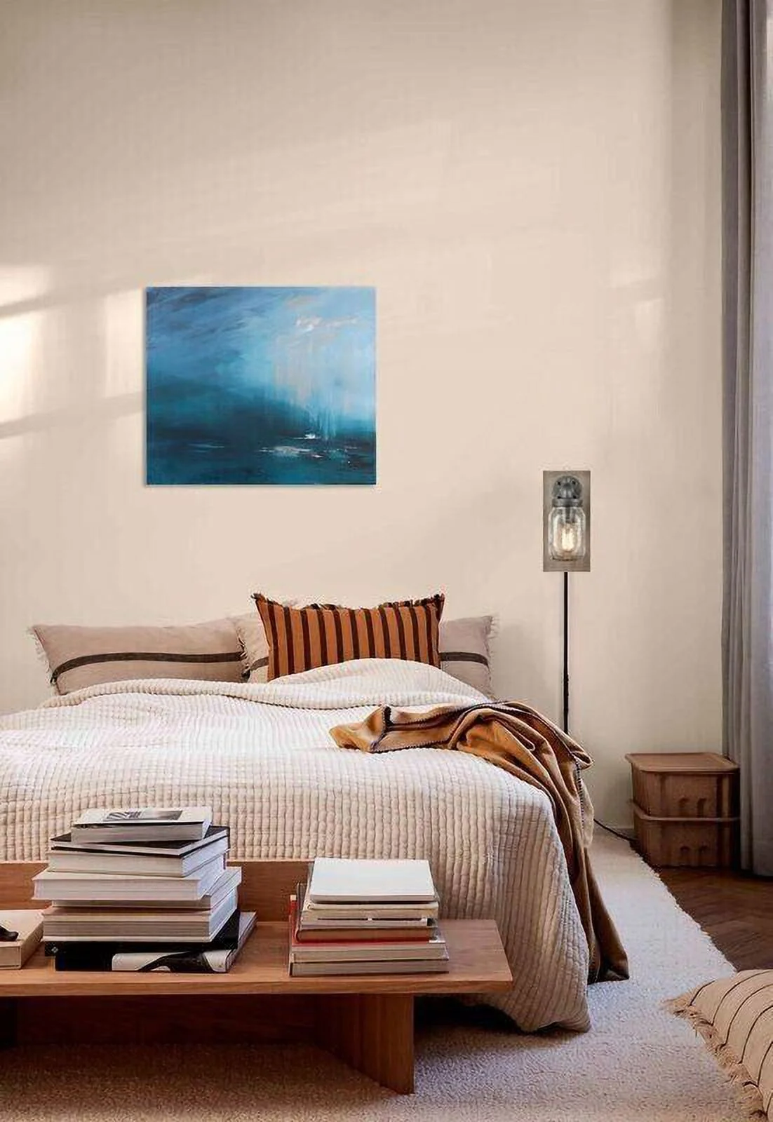 Farmhouse Mason Jar Wall Sconces Set of 2 Hanging Plug-in Wall Light