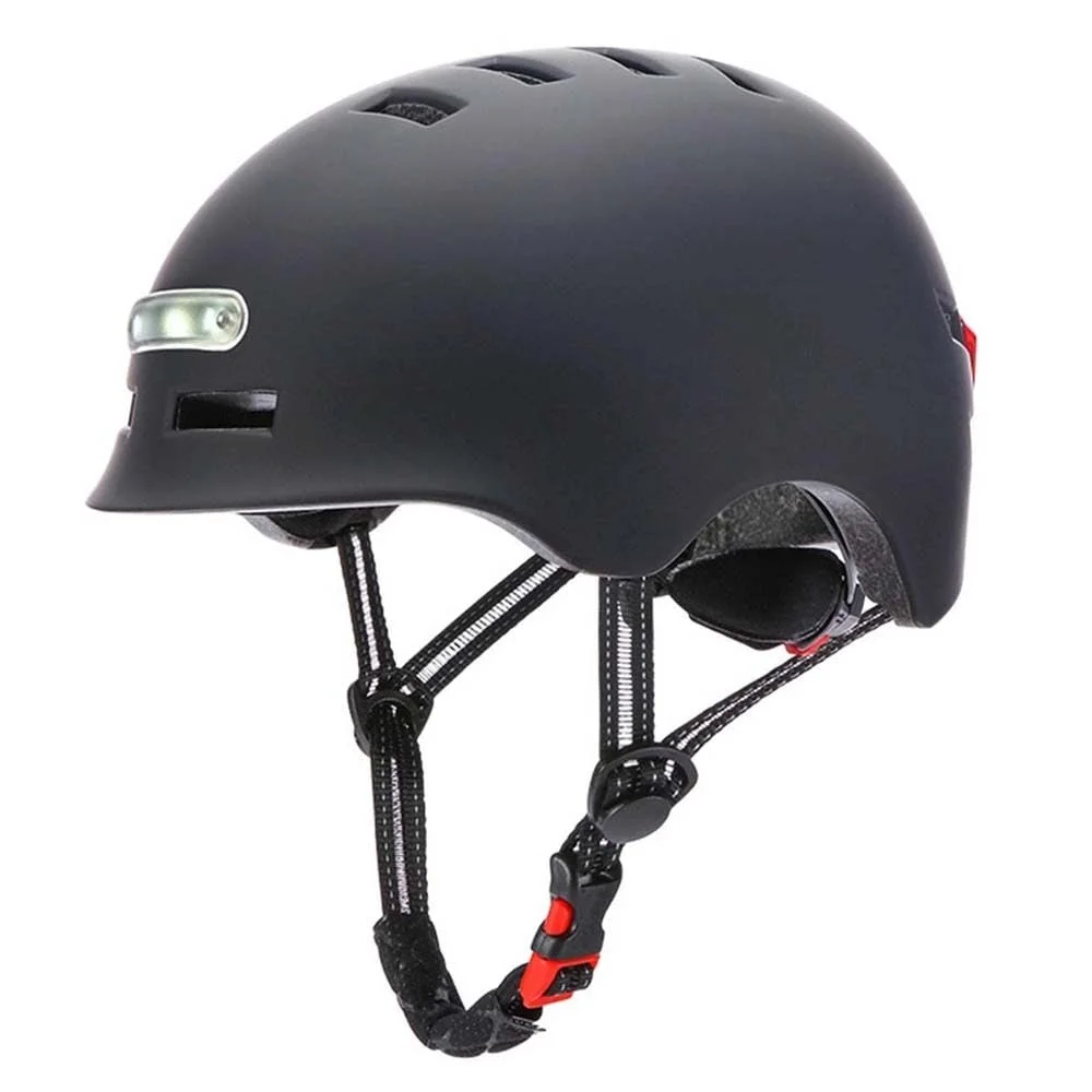 Cycling Helmet Breathable & Comfortable Safety Helmet with Front & Rear Light 4 Light Modes for Men Women Bike E-Bike Electric Scooter