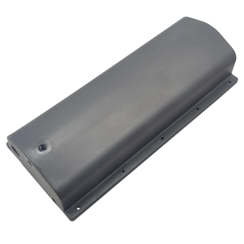 Techtongda 10 Gallon Waste Water Holding Tank for RVs/Campers Black