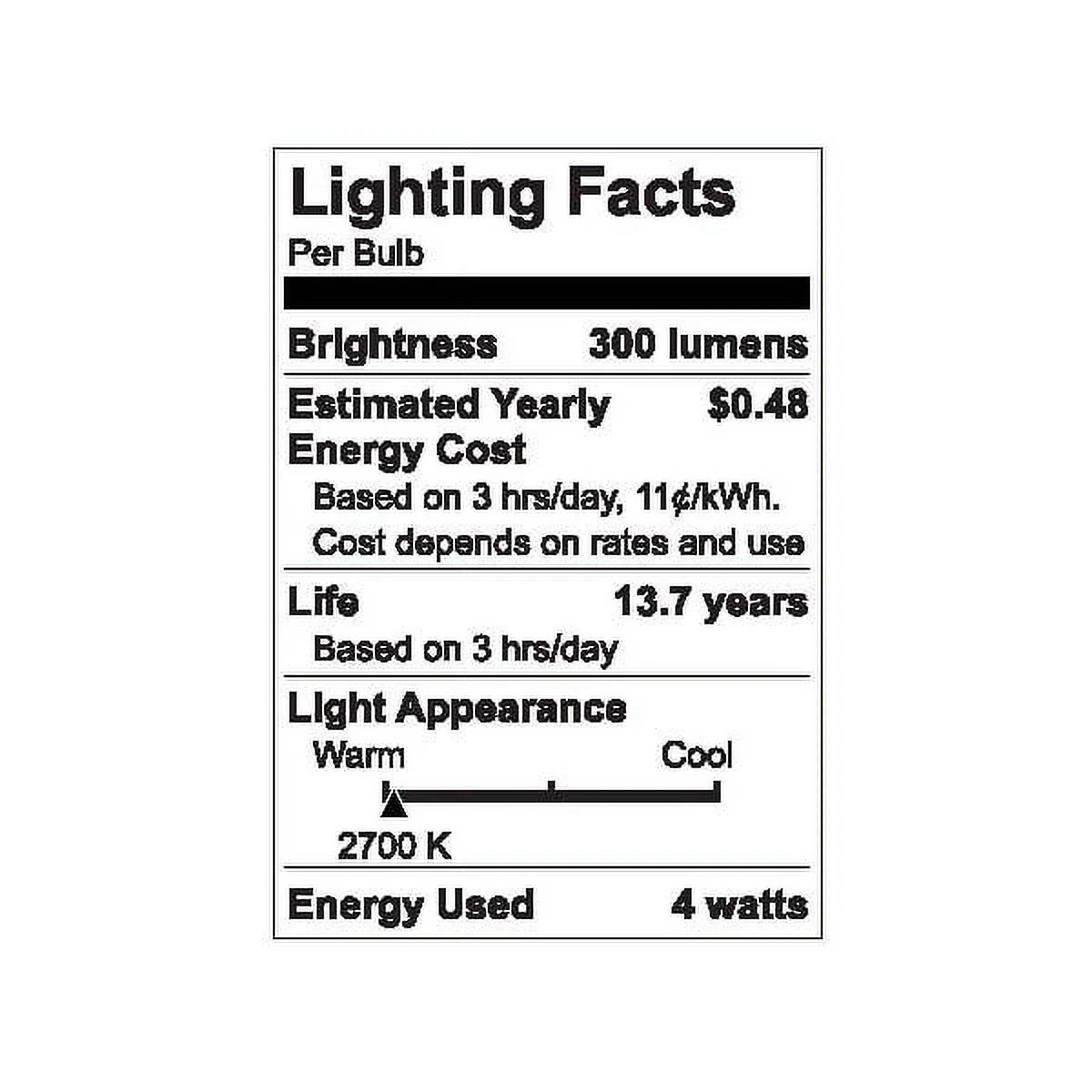 GE Relax 2-Pack 40 W Equivalent Dimmable Soft White A15 LED Light Fixture Light Bulb