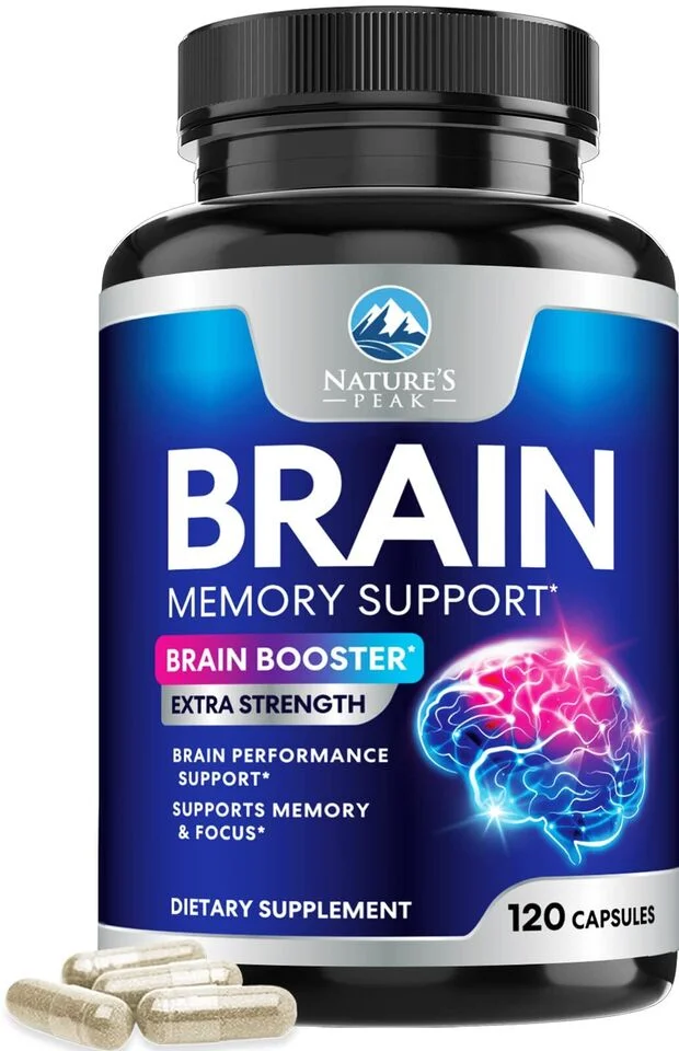 Brain Supplement for Memory & Focus Support 120 capsule