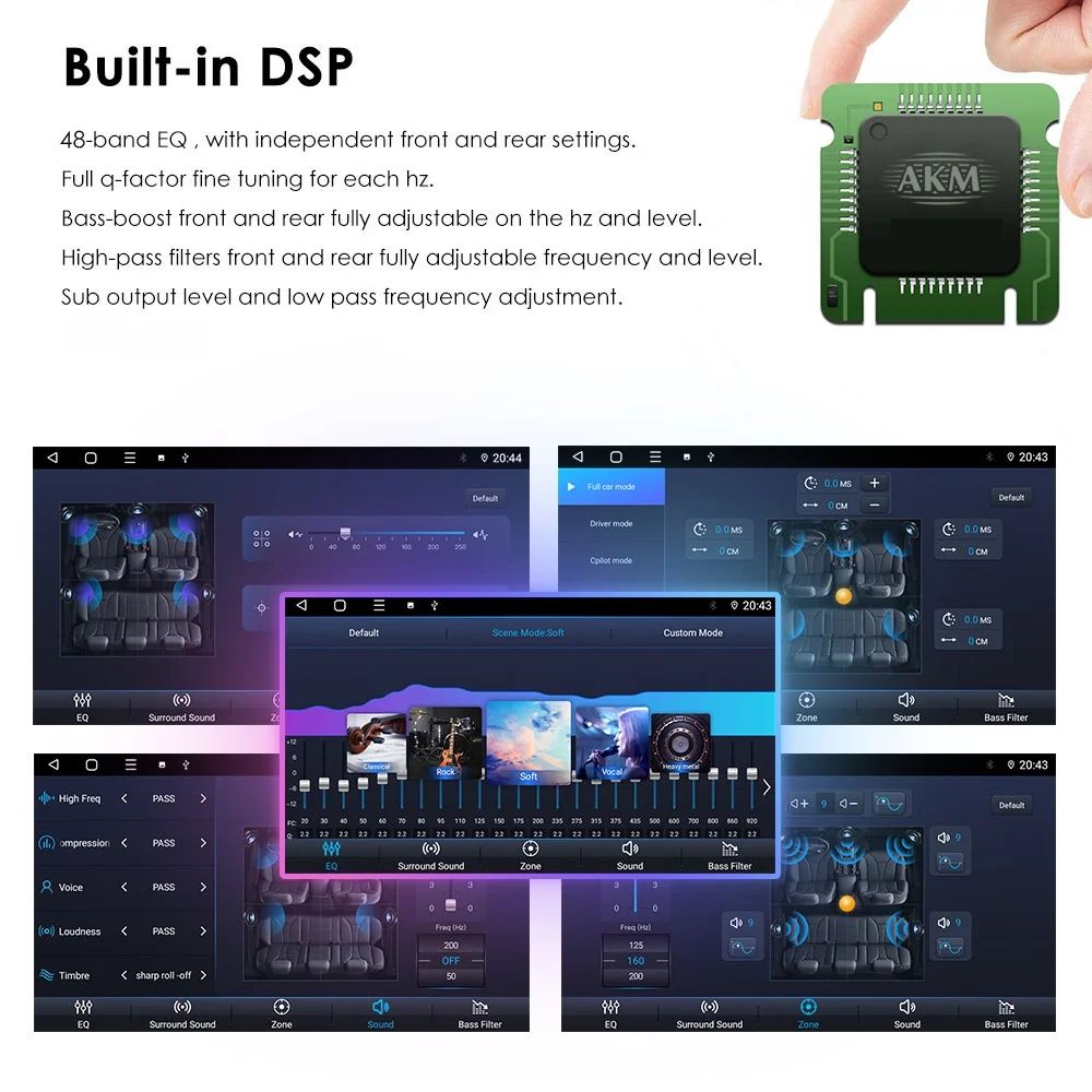 RoverOne Car Stereo CarPlay Android Auto for Mitsubishi Lancer 9 CS 2000 - 2010 GPS Navigation Bluetooth DSP Touch Screen Multimedia Video Player