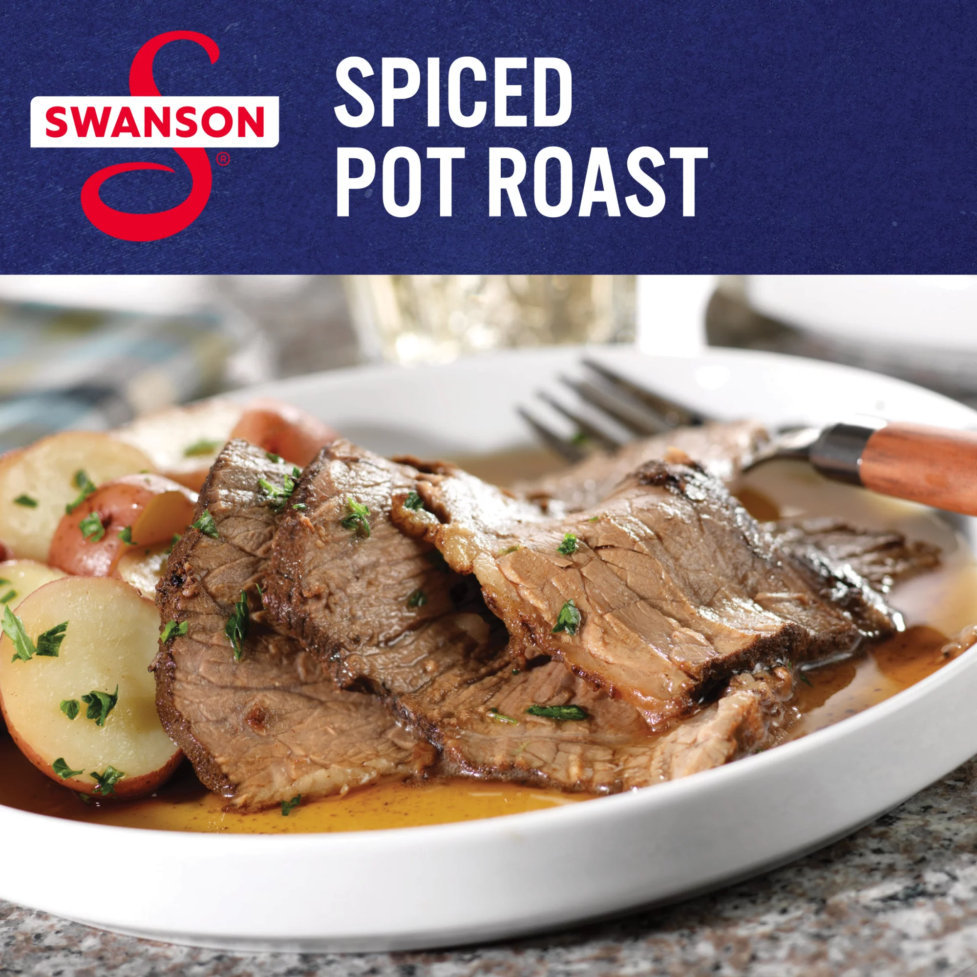 Swanson 100% Natural Unsalted Beef Stock, 32 oz Carton