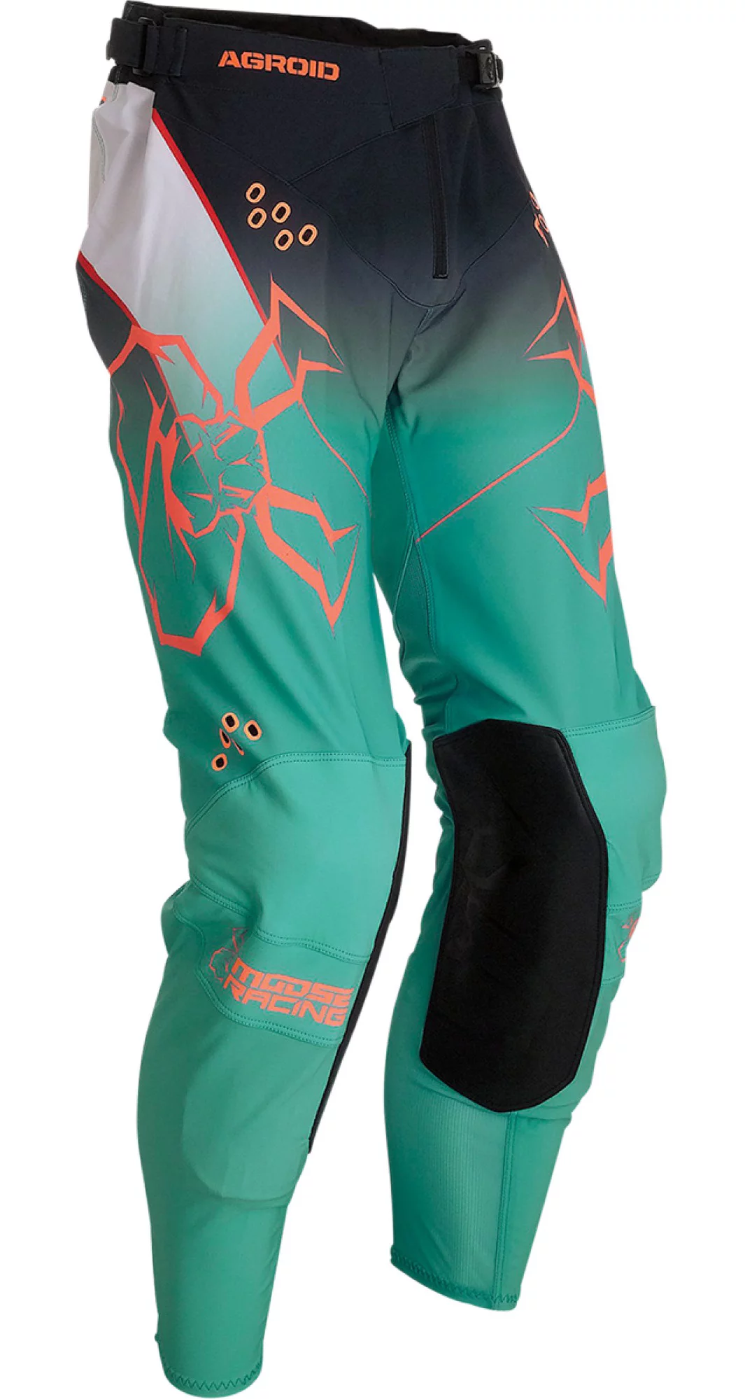 Moose Racing Agroid Graphics Mens MX Offroad Pants Teal/Black 42 USA