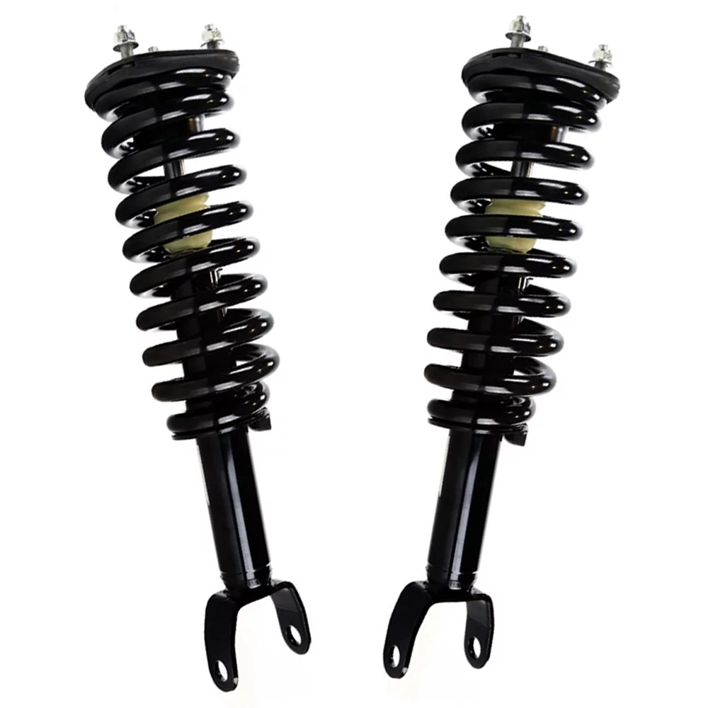 AutoShack Front Complete Struts and Coil Springs Set of 2 Driver and Passenger Side Replacement for 2005-2007 2008 2009 Dodge Dakota 2006-2009 Mitsubishi Raider 3.7L 4.7L V6 V8 4WD AWD CST100242PR