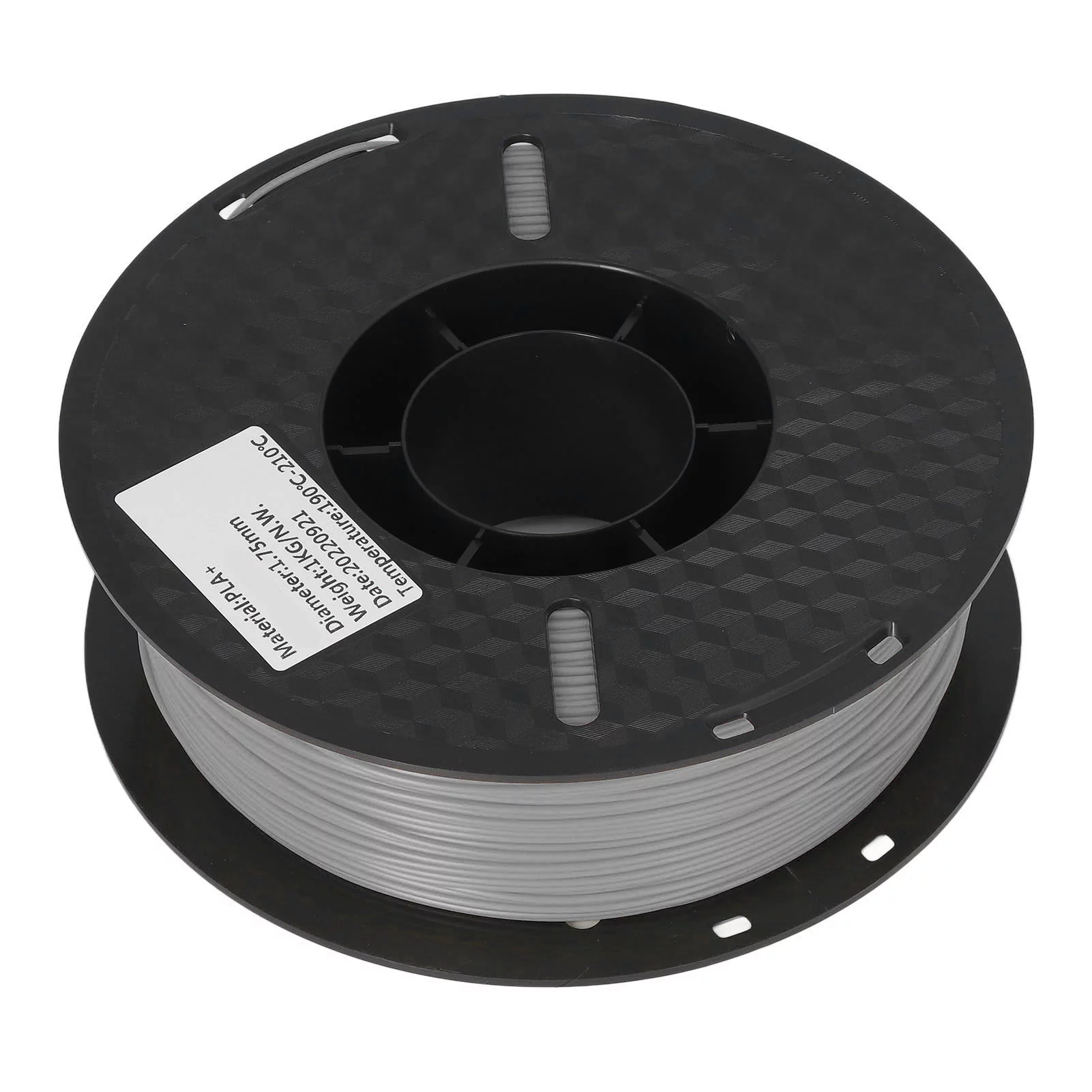 1.75mm PLa Filament 3D Printer Filament PLa 1KG Spool 3D Printing Filament 3D Printer Filament Printing Consumables Dimensional Accuracy ±0.02mm(Silver)
