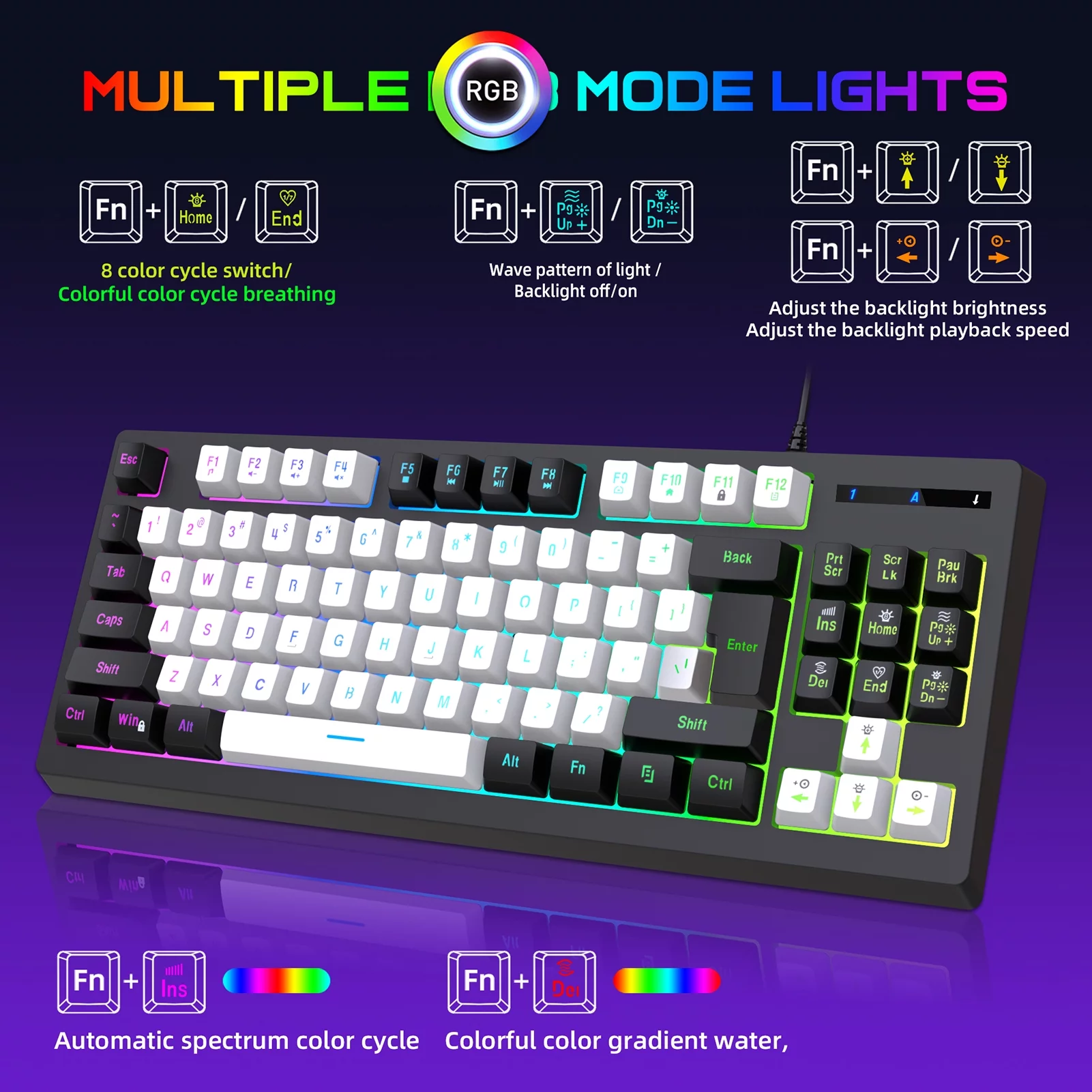 Keyboard,Conflict-free Membrane But A877 Wired Membrane But Super Adjustable 25-key Conflict-free Buzhi Wired K87 Adjustable But Super Feel Eryue Adjustable 25- Conflict-free 87-key Qisuo Huiop