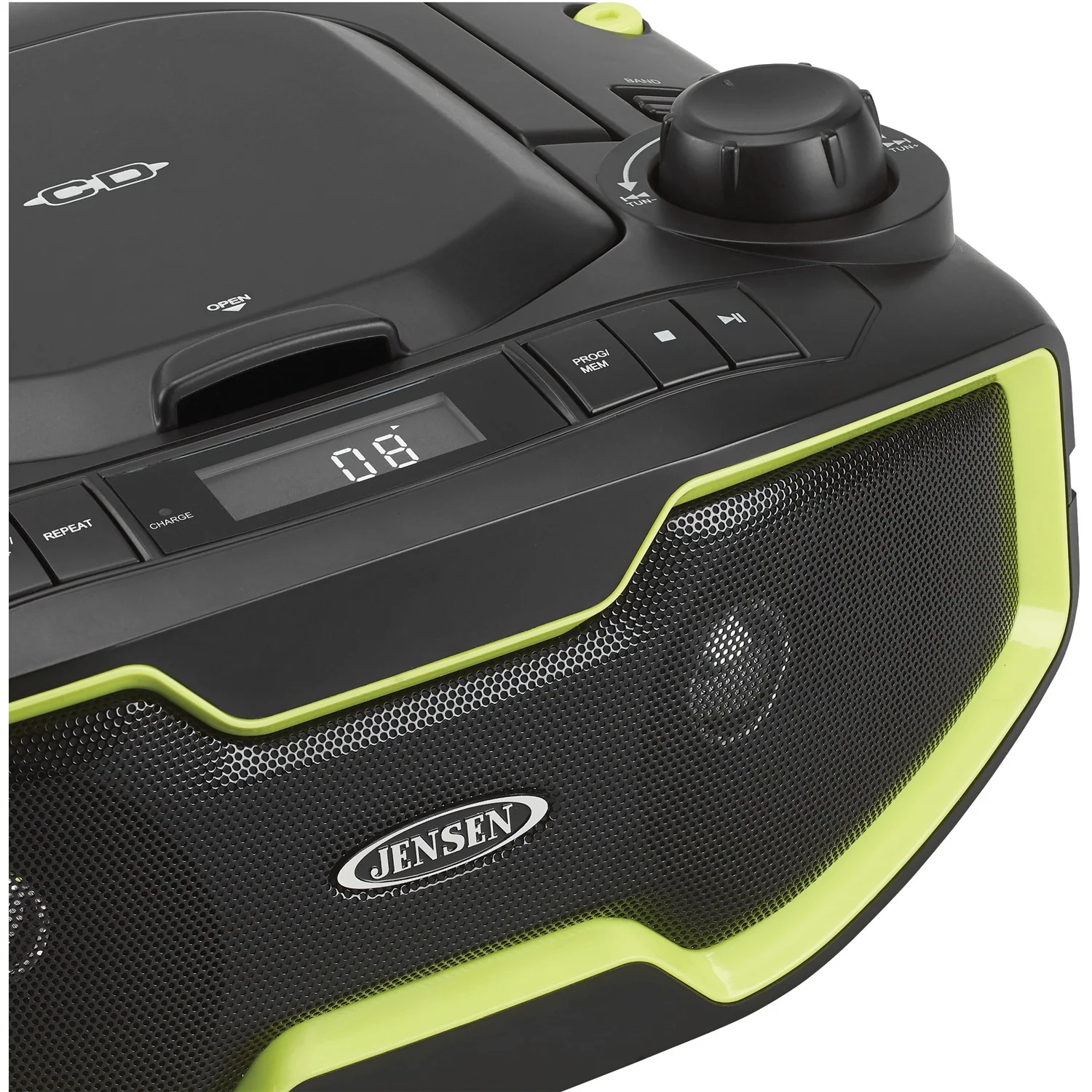 Jensen MP3 CD Radio Boombox, Black, CD-575