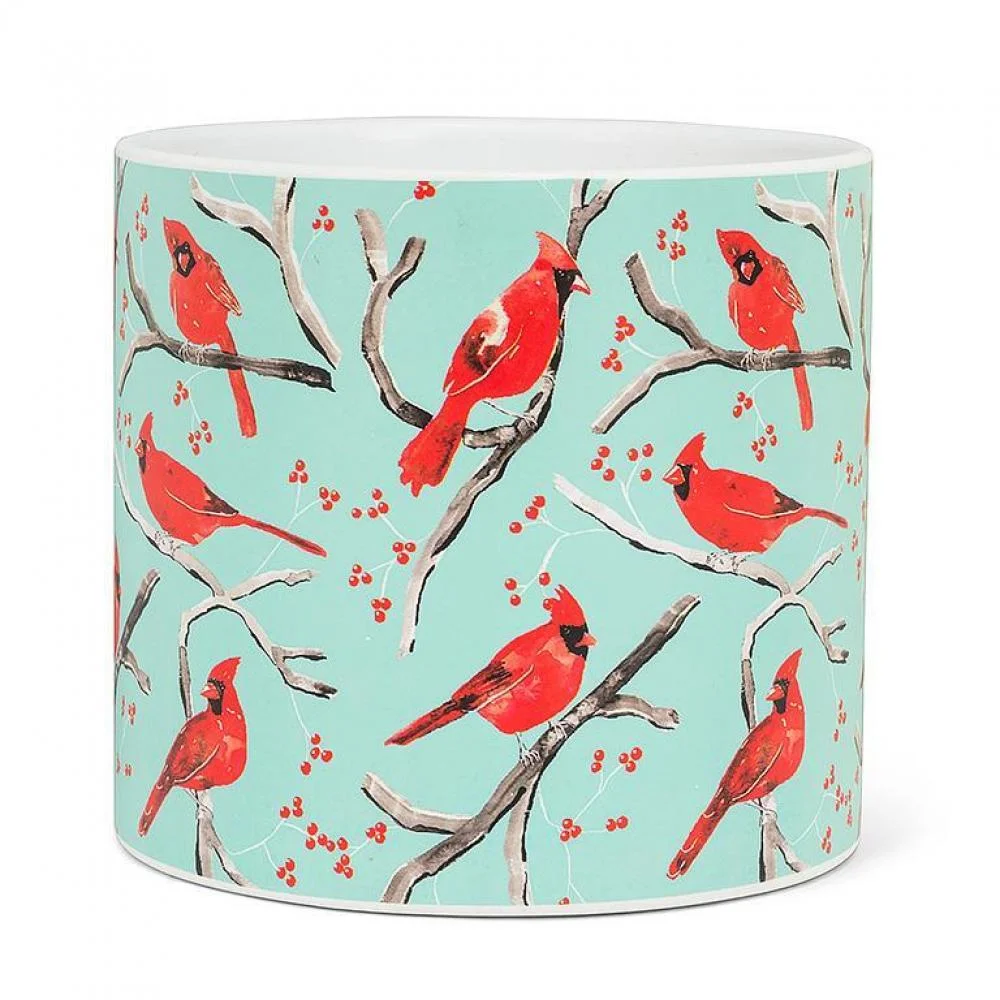 Cardinal Print Planter