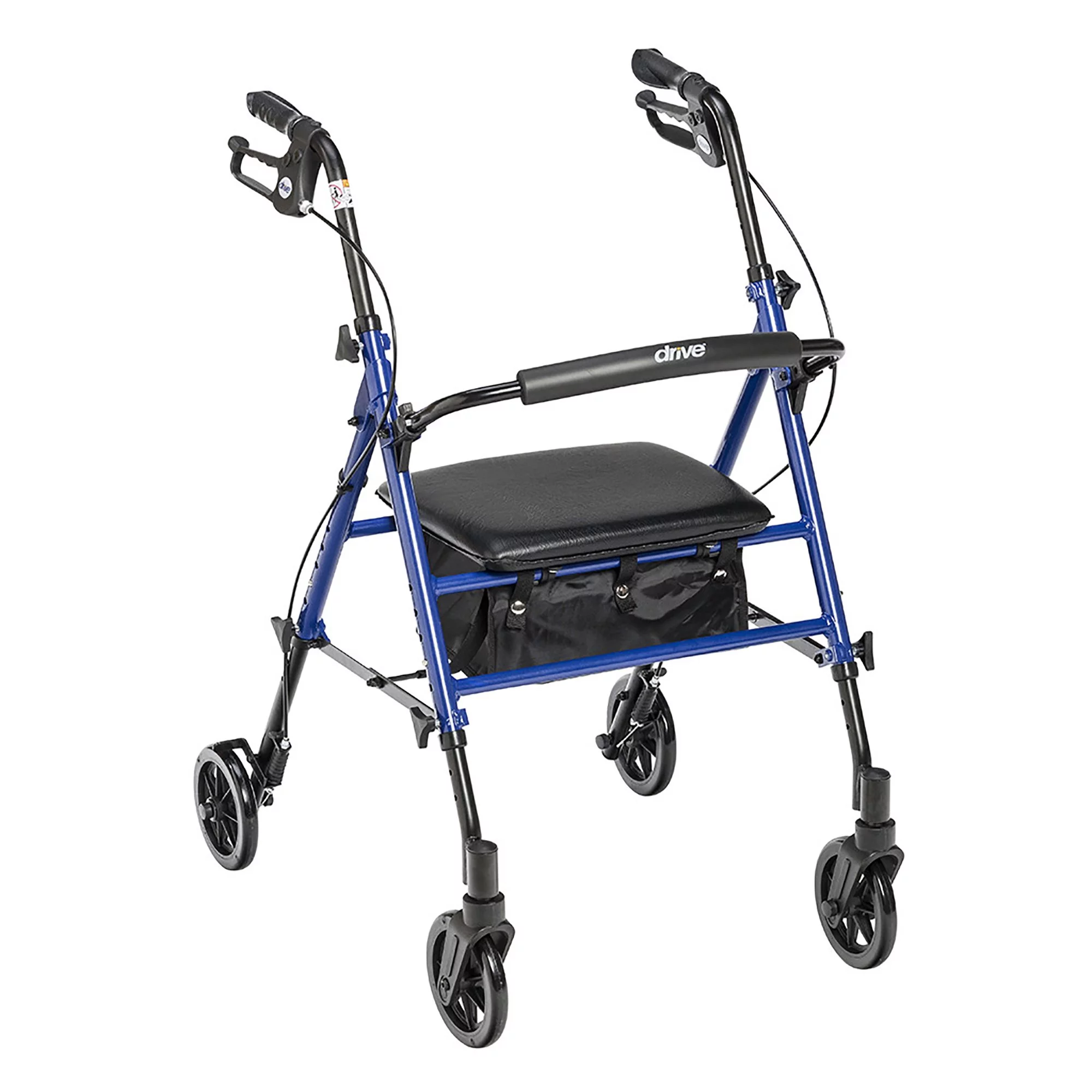 drive™ 4-Wheel Rollator, Blue