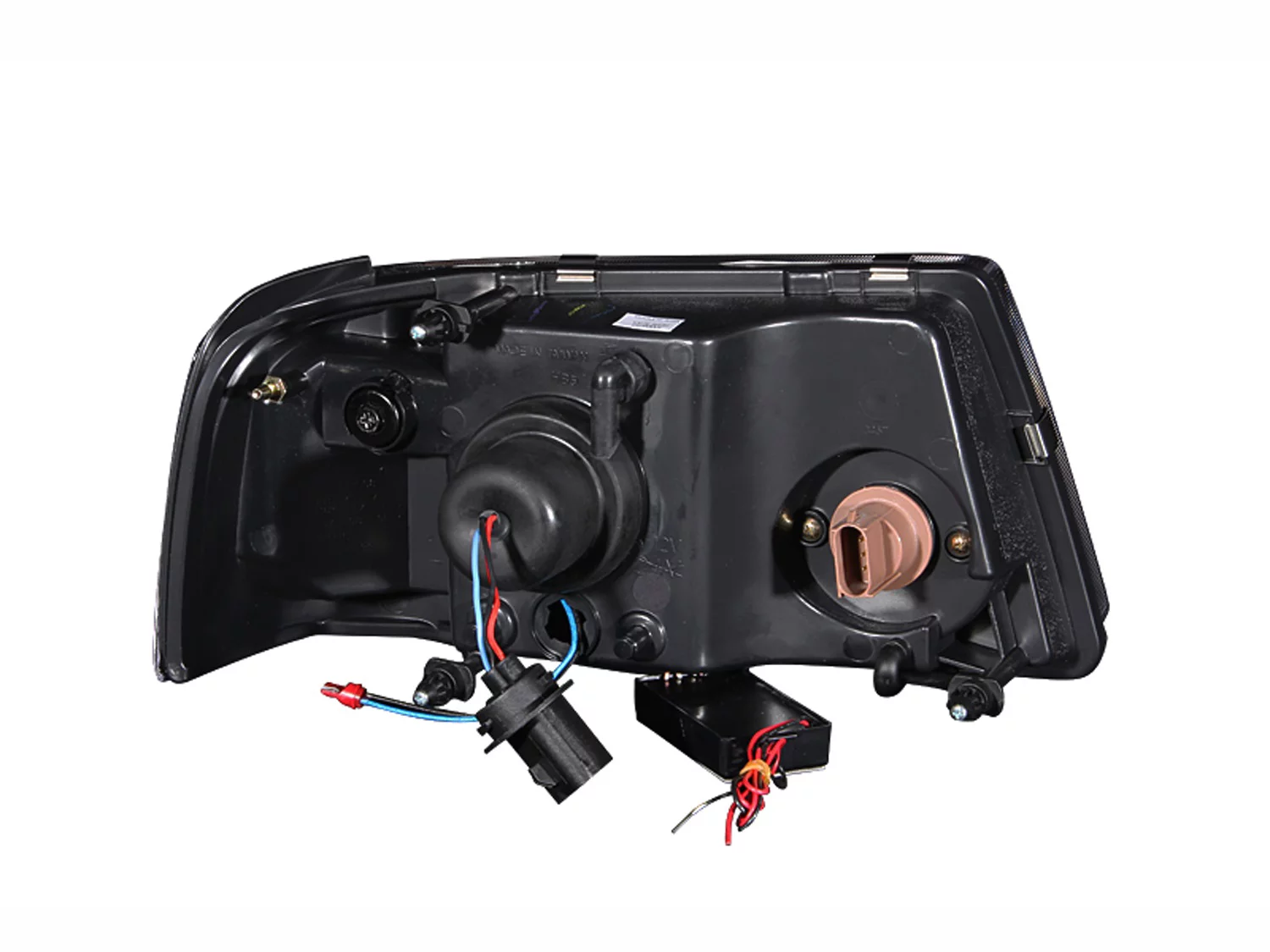 ANZO USA 111151 01-11 RANGER 1 PC. PROJECTOR HALO CHROME CLEAR AMBER (CCFL) HEADLIGHTS Fits select: 2001-2011 FORD RANGER