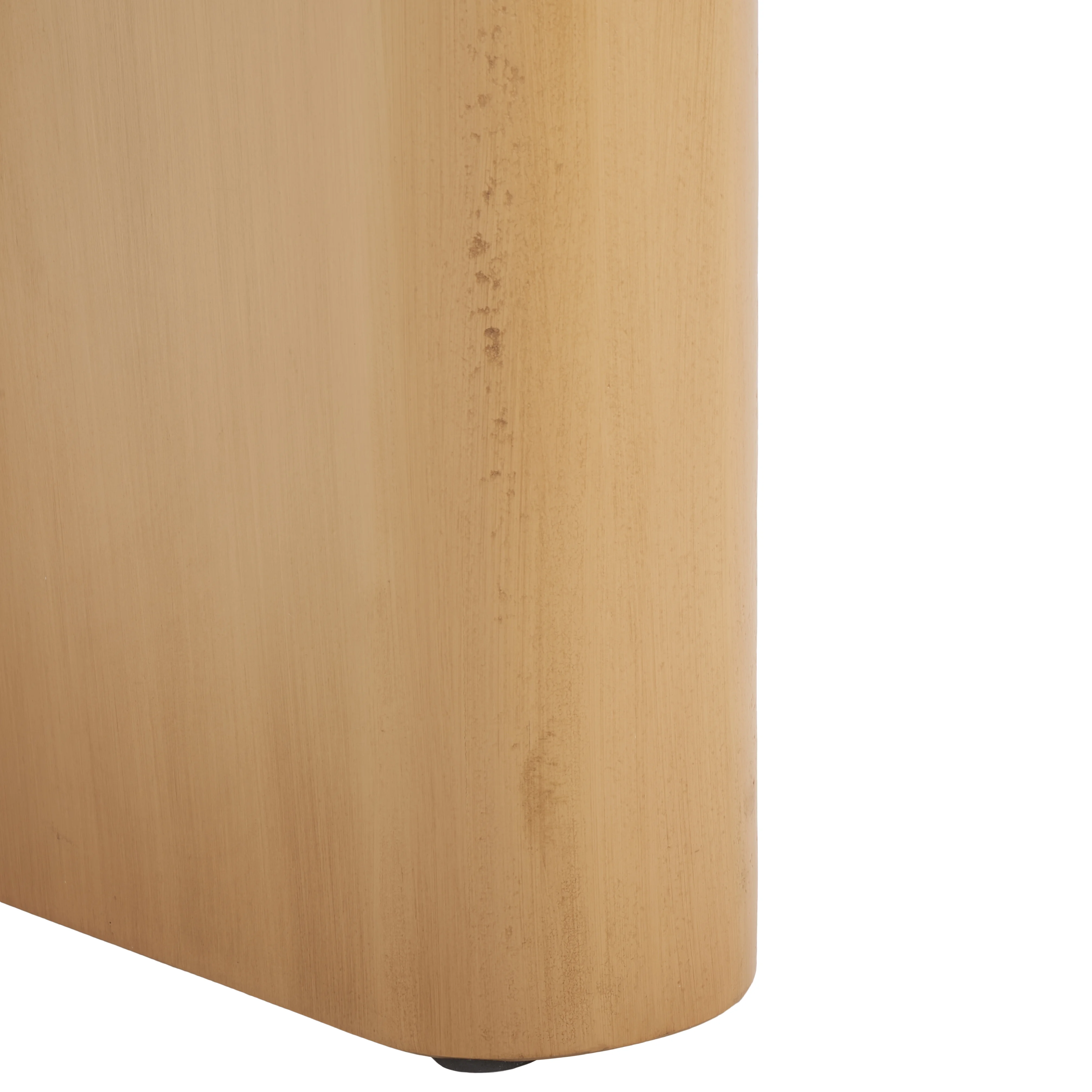 SAFAVIEH Alala Modern Style Natural Wood End Table (25.6 in. W x 20.8 in. D x 20.8 in. H)