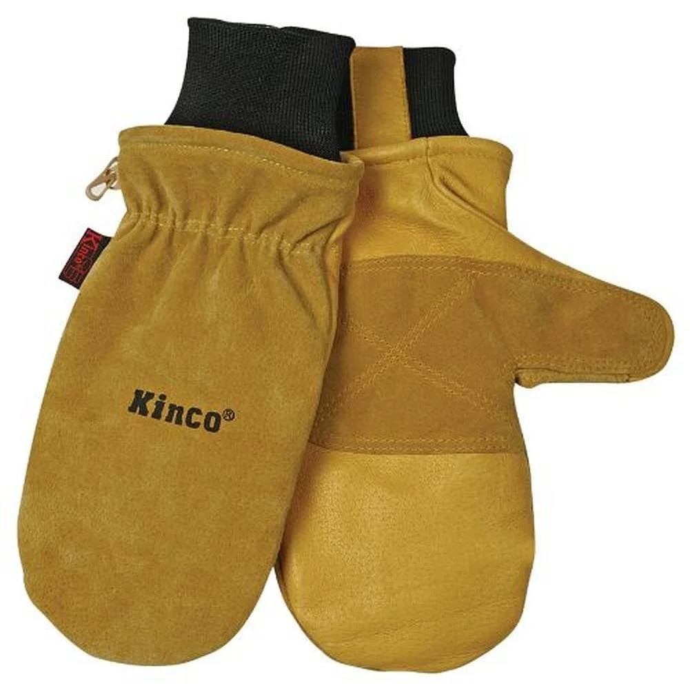 YF 1770670 Small Grain Pigskin Mitten Gloves with Heat keep Lining