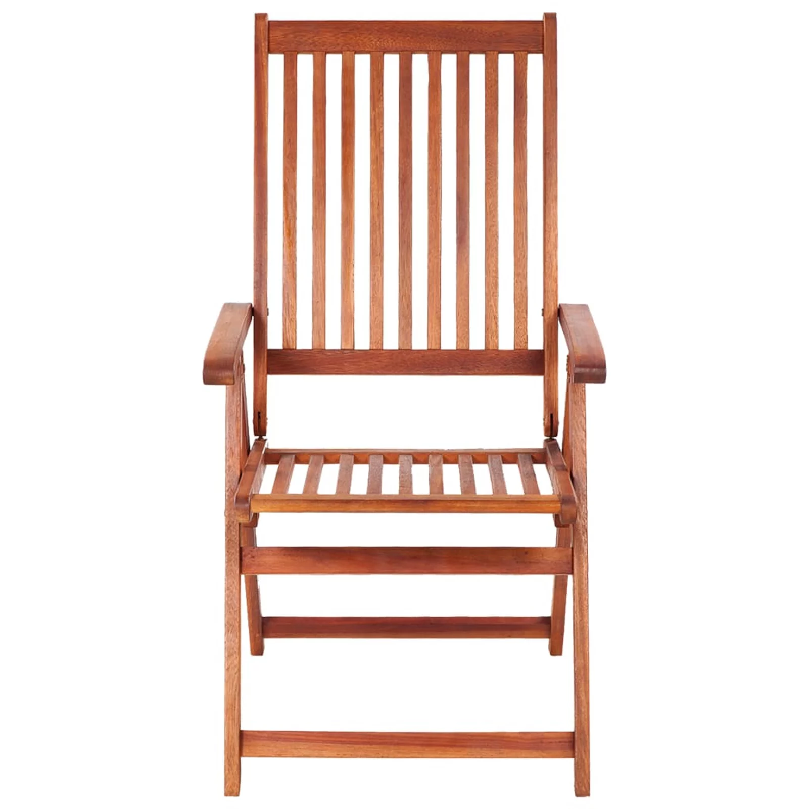Walmeck Folding Patio Chairs 6 pcs Solid Acacia Wood