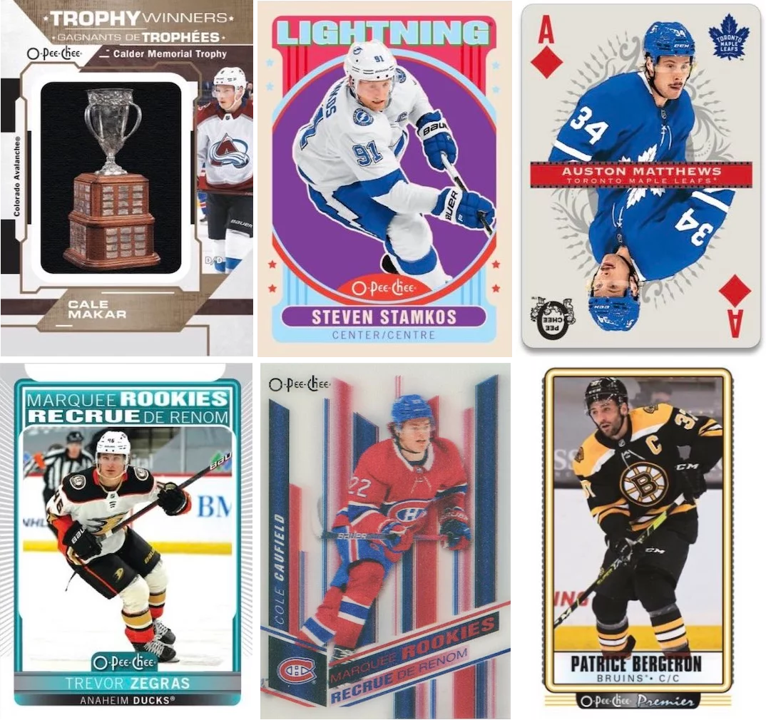 2021-22 Upper Deck OPC NHL Hockey Trading Cards Blaster Box