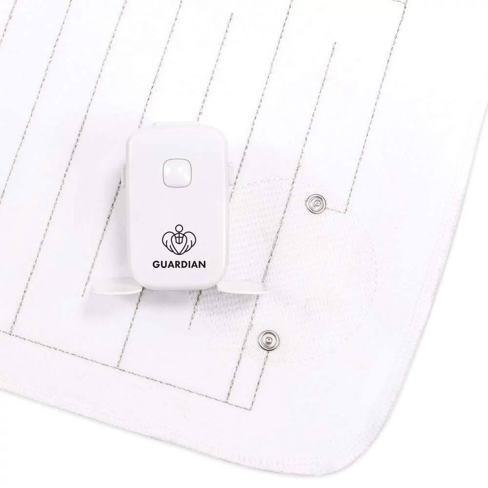 Guardian Bedwetting Alarm for All Ages with Loud Sound and Strong Vibration to Alert the User (Wheelchair Alarm)