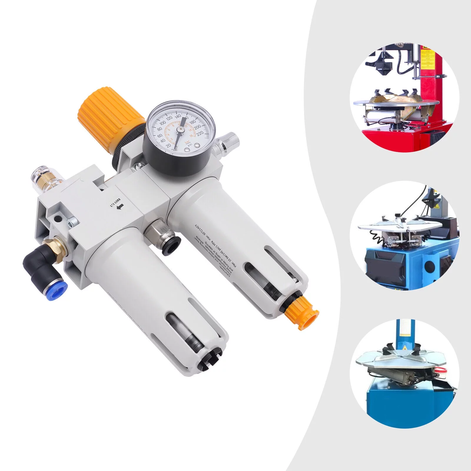 145Psi Air Pressor Oil Water Separator Regulator for Tire Changer Machine Part