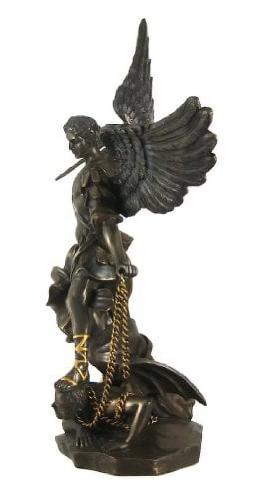 St. Michael The Archangel Bronze Look Statue Saint