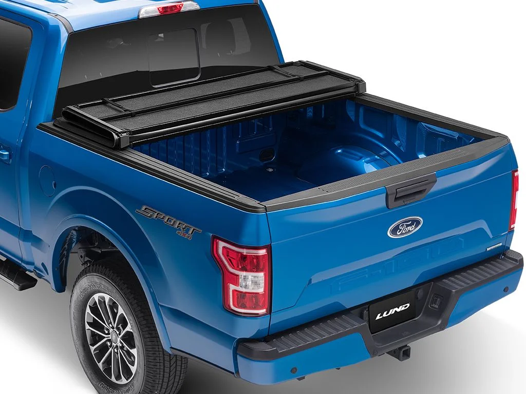 Lund By Realtruck 969155 Black Hard Fold Tonneau Cover Compatible with Select: 2007-2013 Chevrolet Silverado, 2008-2013 GMC Sierra