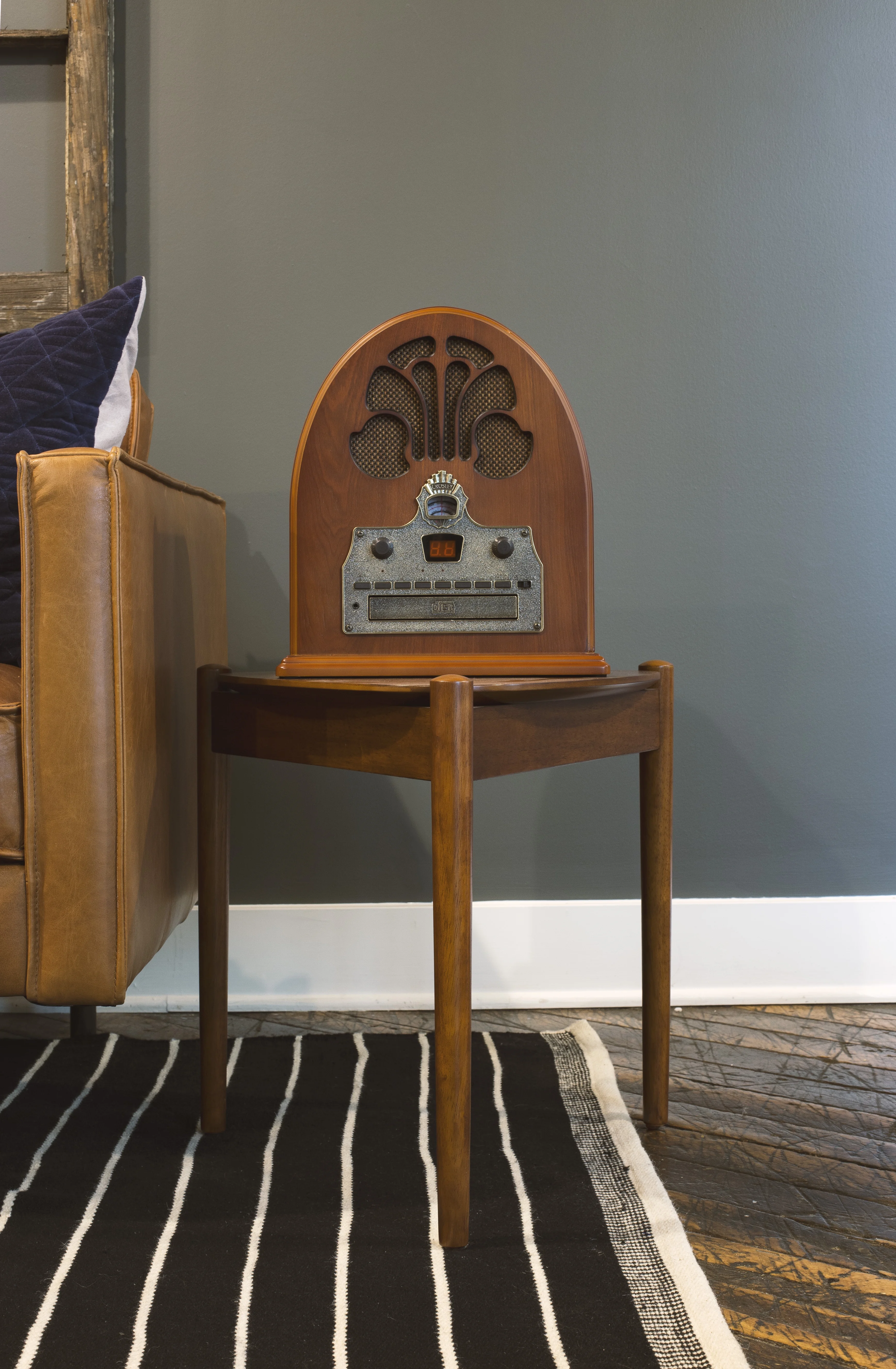 Crosley Cathedral Radio CD Player with AM/FM and Bluetooth