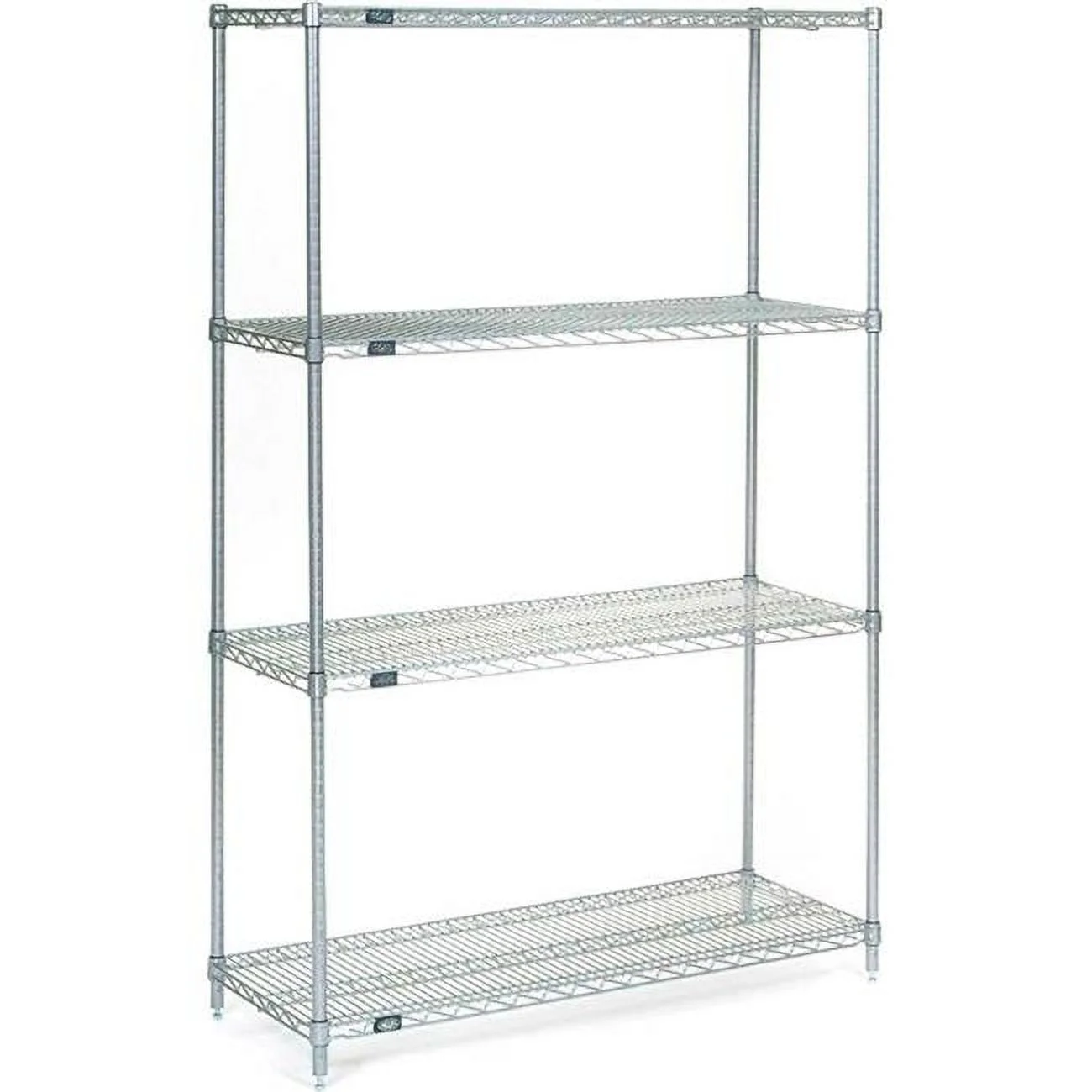 Nexel Stainless Steel Wire Shelving Starter - 5 Tier - 36