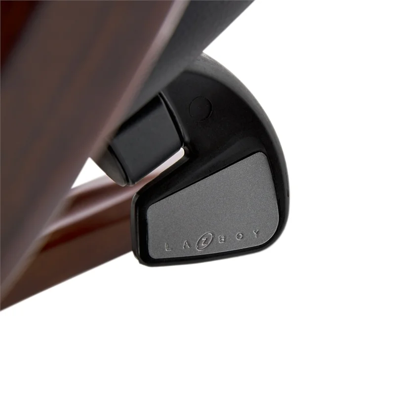 Scranton & Co Upholstered Modern Faux Leather Executive Office Chair in Black