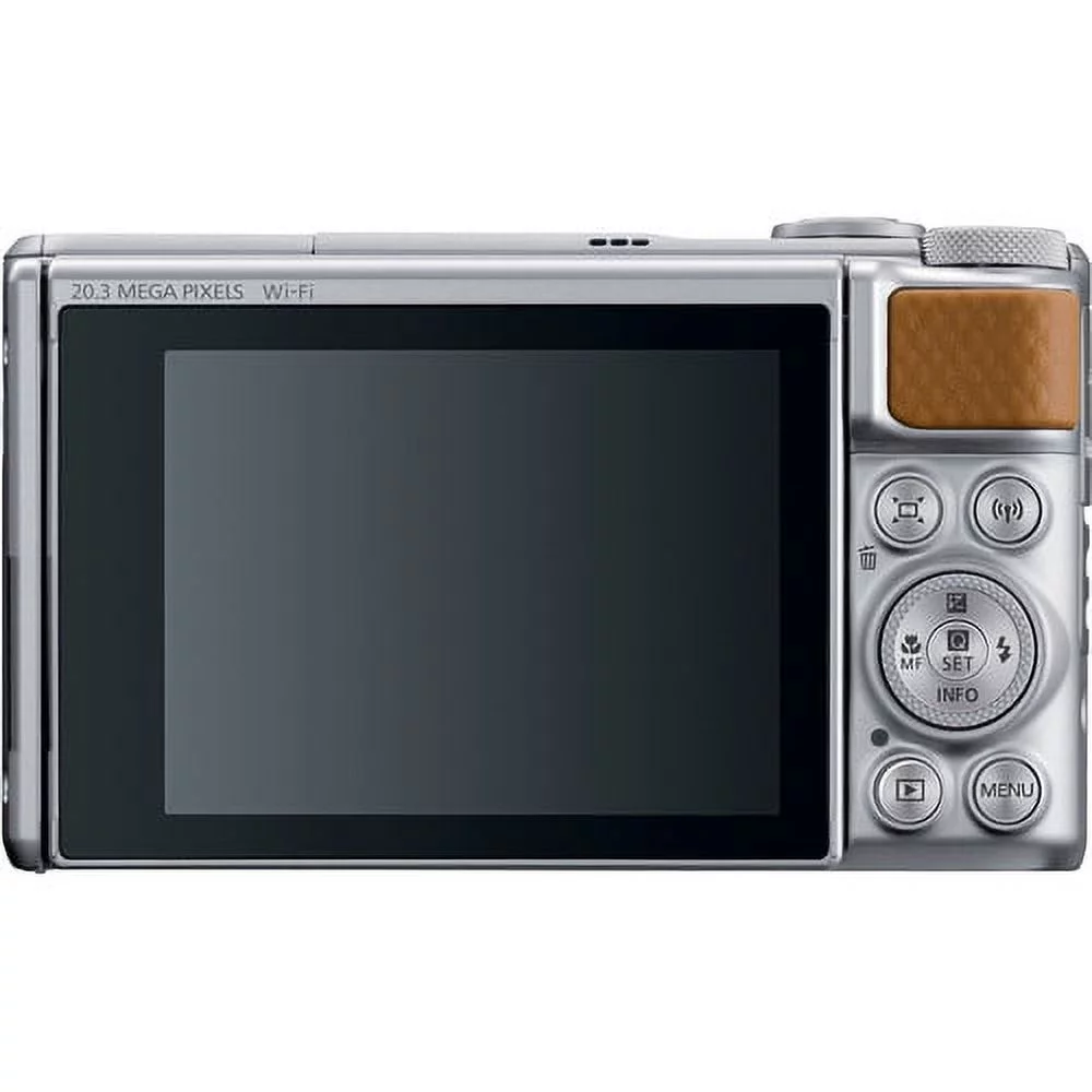 Canon PowerShot SX740 HS Silver Digital Camera - International Model with Carry Case & Tripod Included