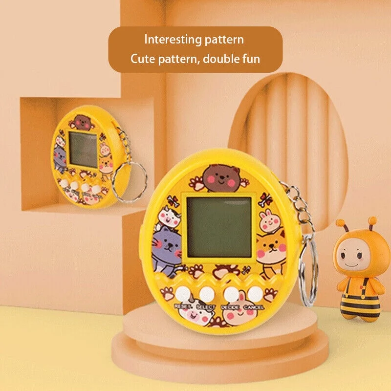 Tamagotchi Electronic Cyber Pet Retro Toys Virtual Game Nostalgic 90's Keyring