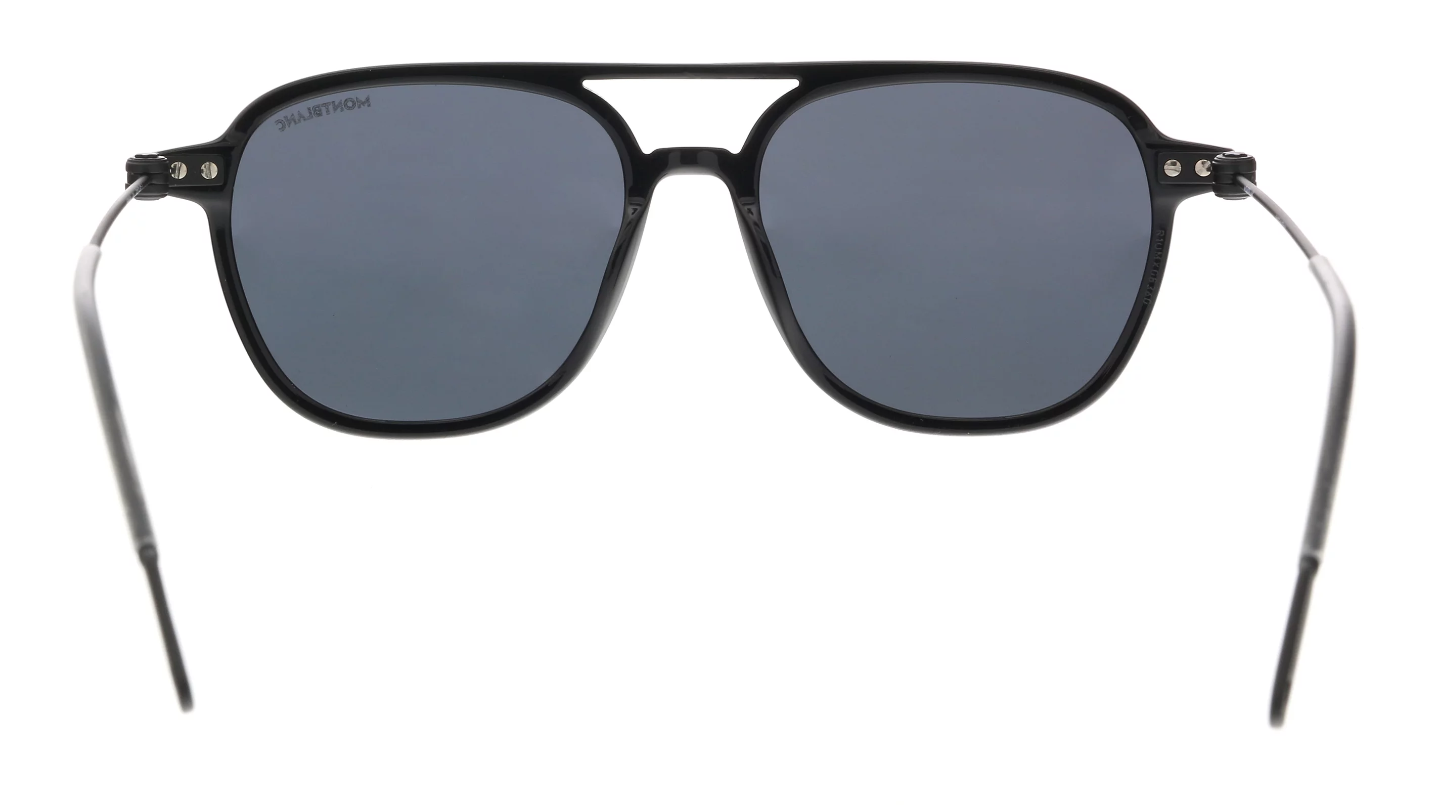 Montblanc Grey Square Men's Sunglasses MB0003S 001 53