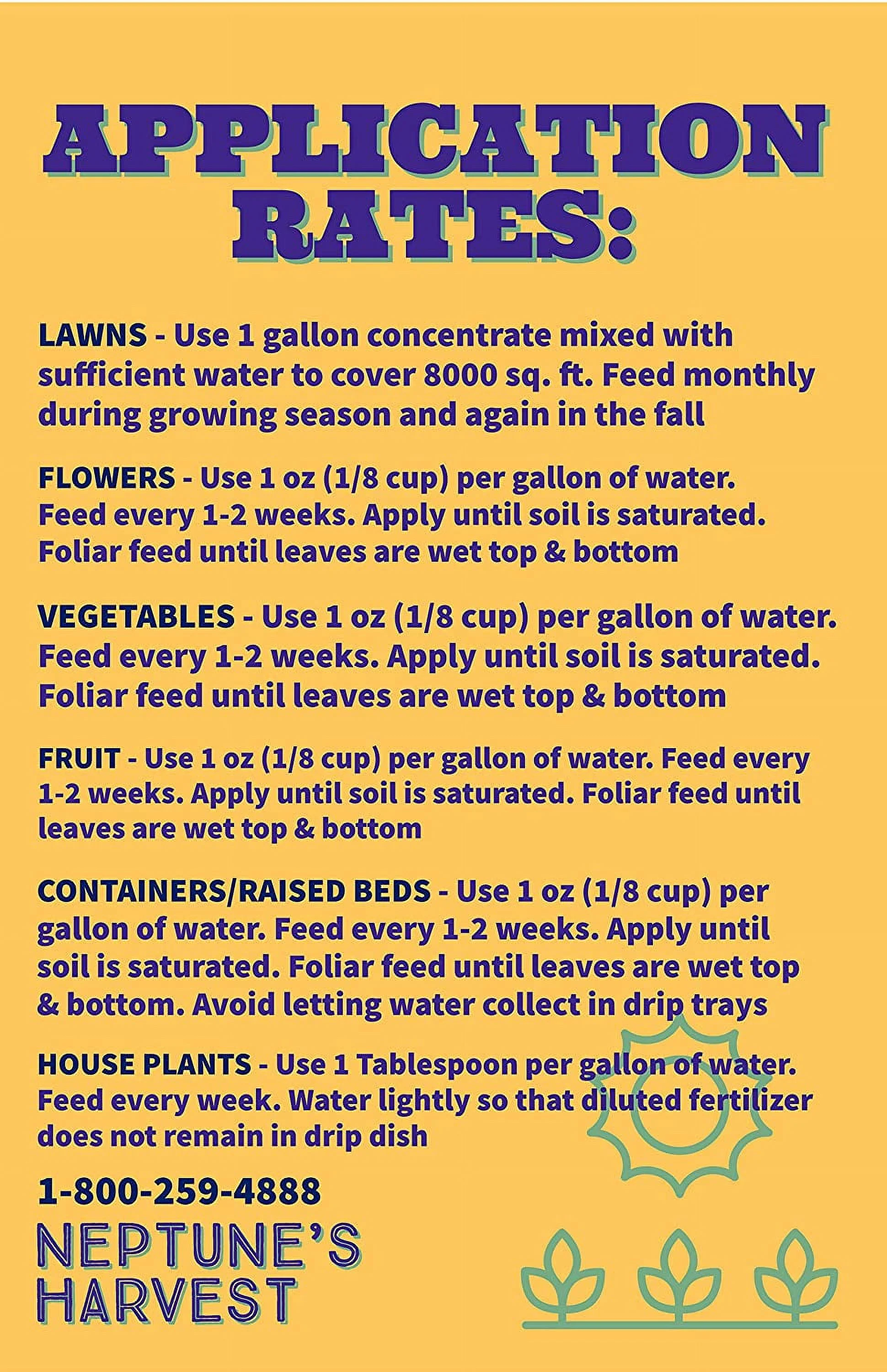 Neptune's Harvest Hydrolyzed Fish Fertilizer