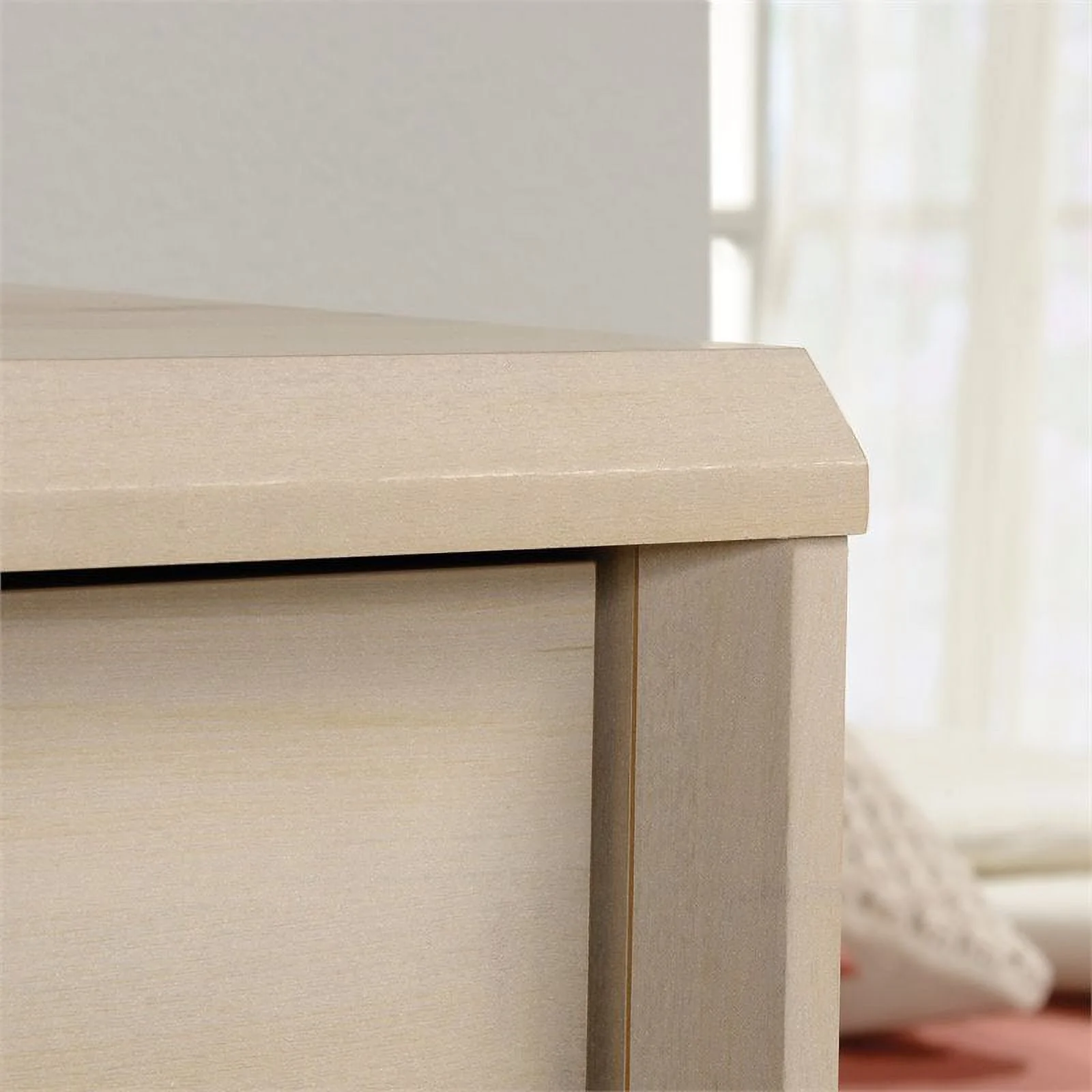 Home Square 3 Piece Bedroom Set with Chest and Two Nightstands in Pacific Maple