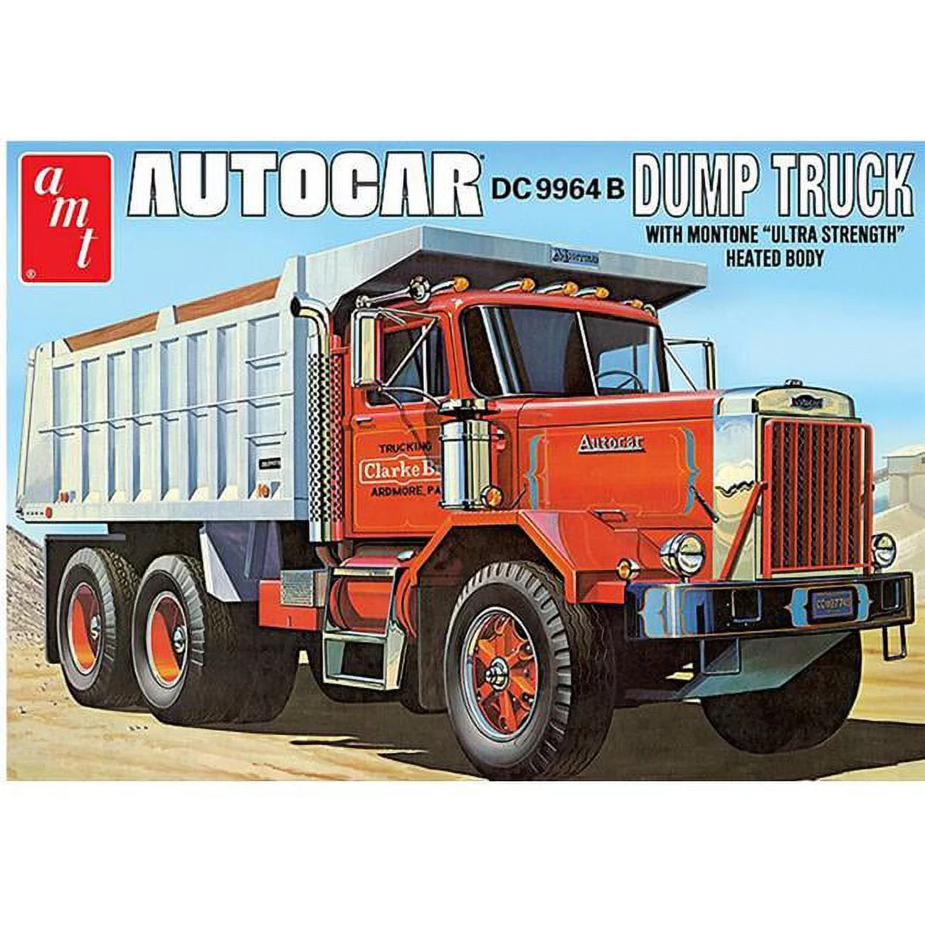 AMT  1 by 25 Scale Autocar Dump Truck Plastic Model Kit