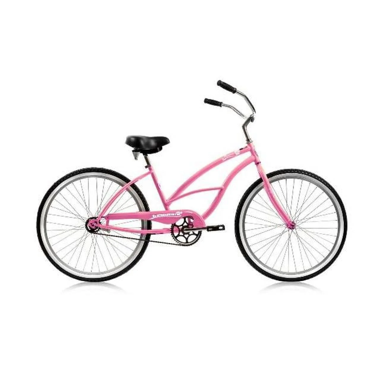 Micargi  26 in. Pantera Womens Beach Cruiser Bicycle, Pink