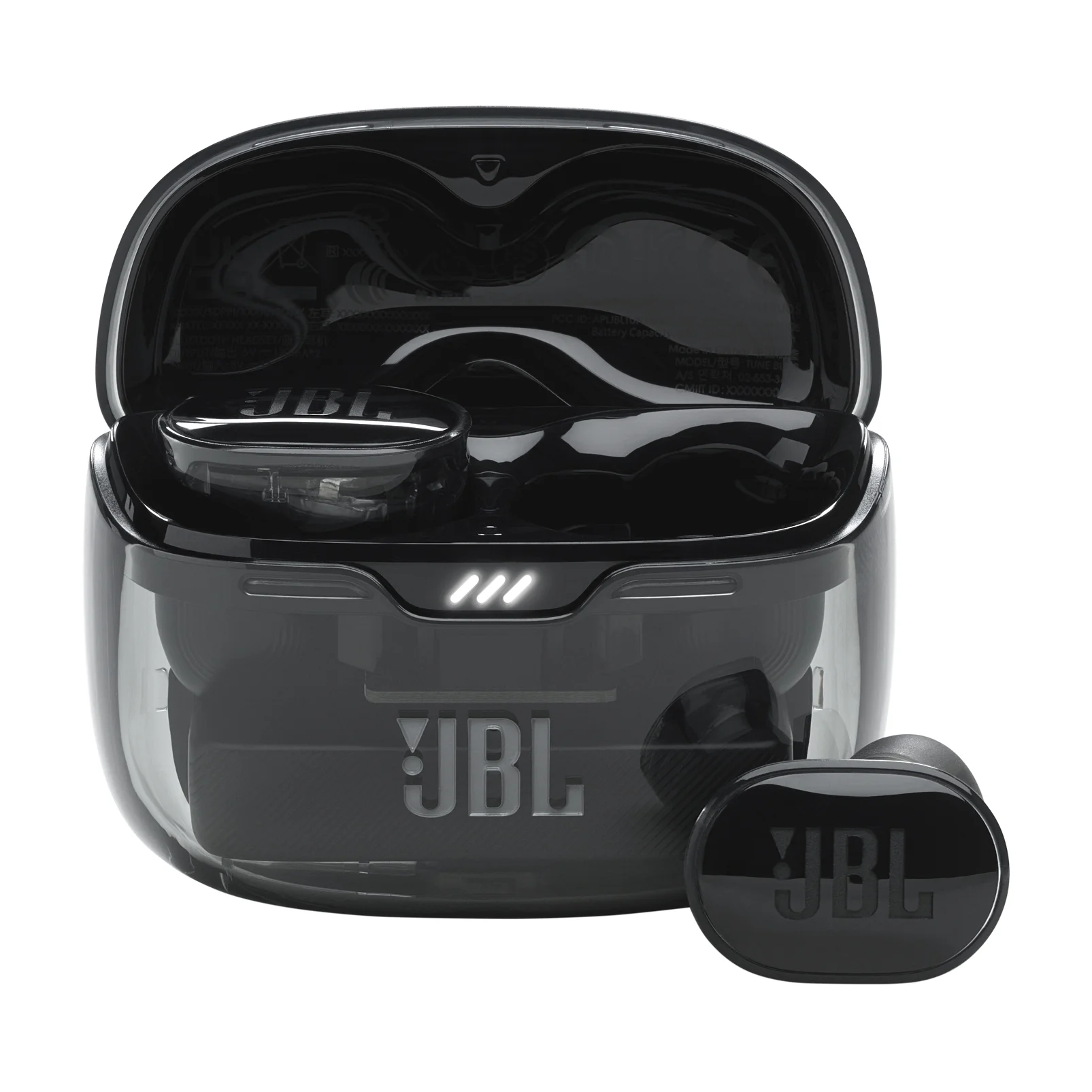JBL Tune Buds - True Wireless with Active Noise Cancelling In-Ear Earbuds - Ghost Edition Black (Restored)