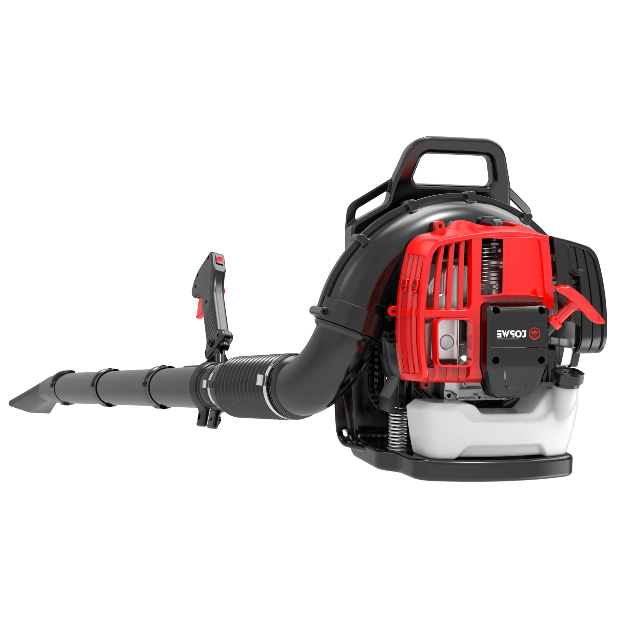 Backpack Leaf Blower,DFITO 52CC Gas Powered 2 Stroke Engine Leaf Blower with 1.5L Fuel Tank, 736CFM 175-MPH Air Volume, Ideal for Lawn Care, Snow Removal, and Road Cleaning - Red