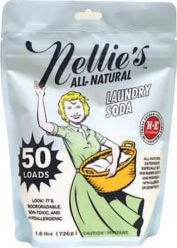Nellie's All-Natural Soda Pouch - 1.7 lb - 50 loads