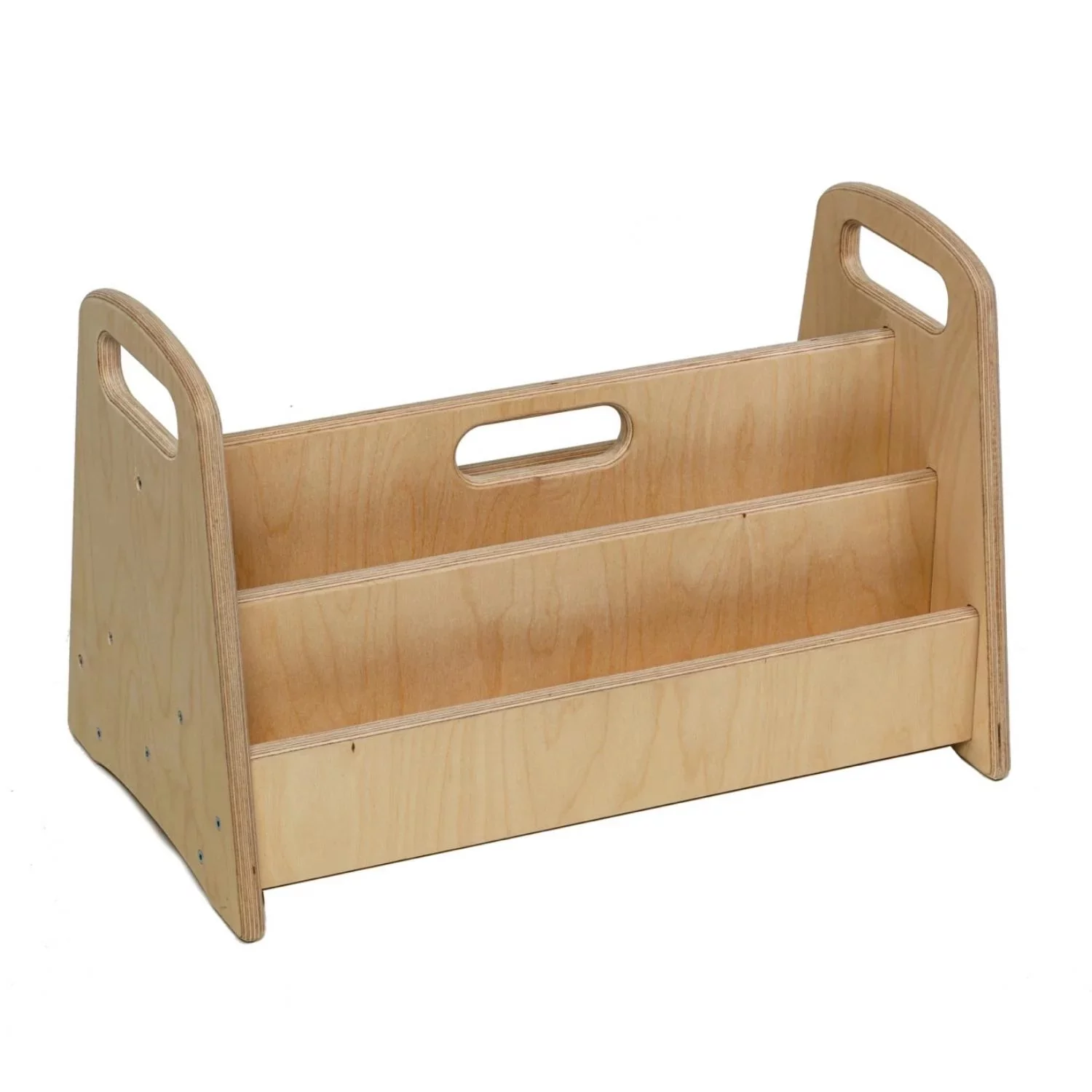 Portable Wooden Bookshelf for Children, Medium Size