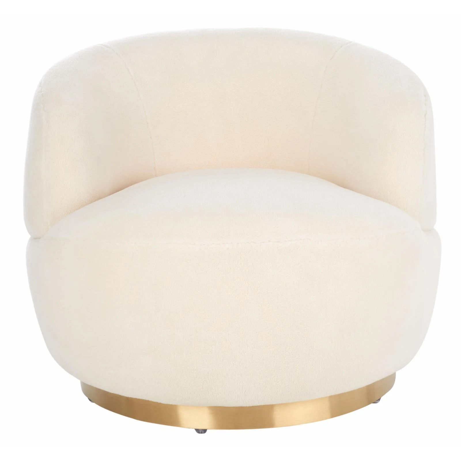 Safavieh Flynn Faux Lamb Wool Swivel Chair
