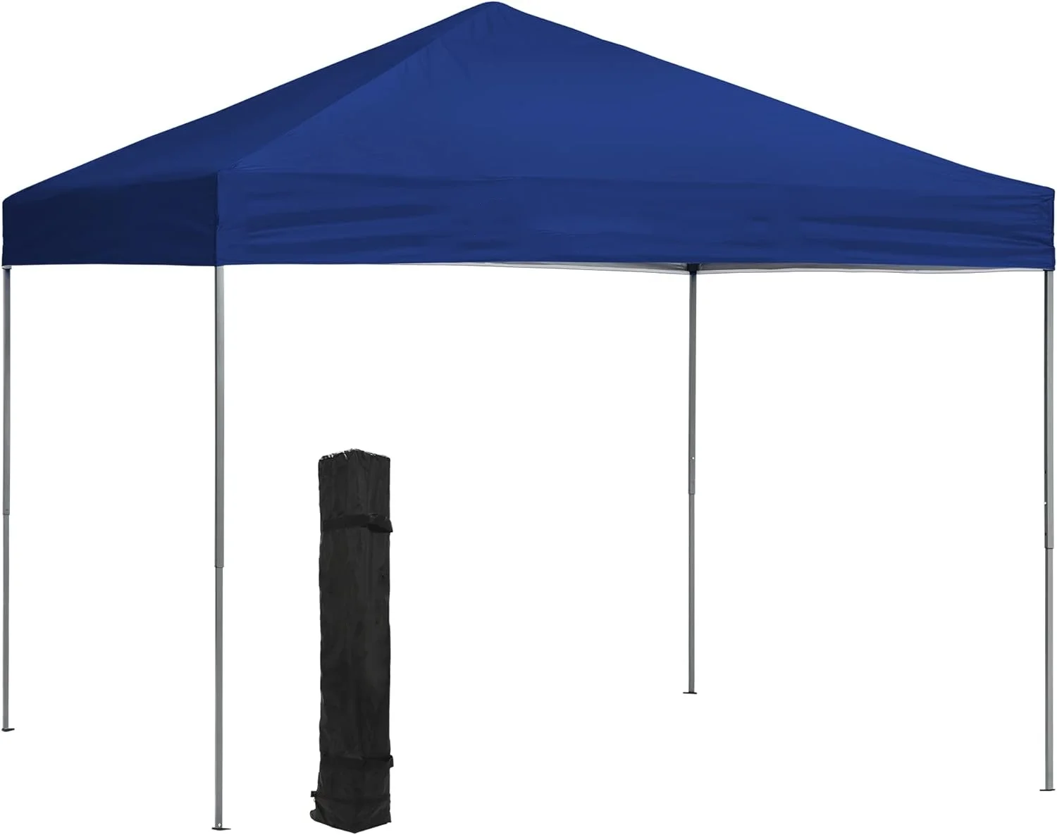 Patented 10 x 10 Pop Up Canopy EZ Open Tent. Canopy with Roller Bag and Tent Spikes for All Outdoor Activities