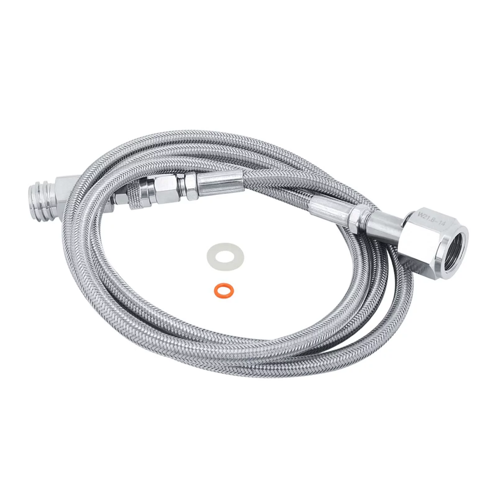 Aigid CO2 Hose Adapter，1.5m 60in for Soda Club External Hose Adapter Kit Connector(TR21-4、W21.8-14)