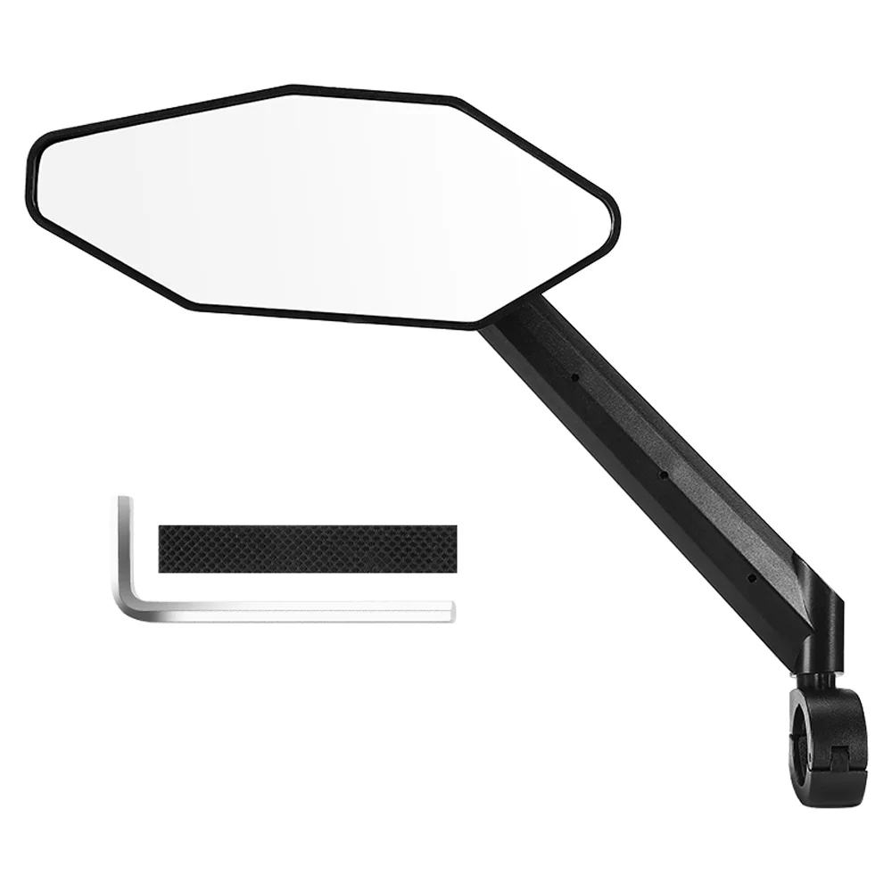 Adjustable Wide-Angle Rearview Mirrors for Bicycles and Motorcycles - Handlebar Back Sight Reflectors for Bike and Motorbike Cycling Safety